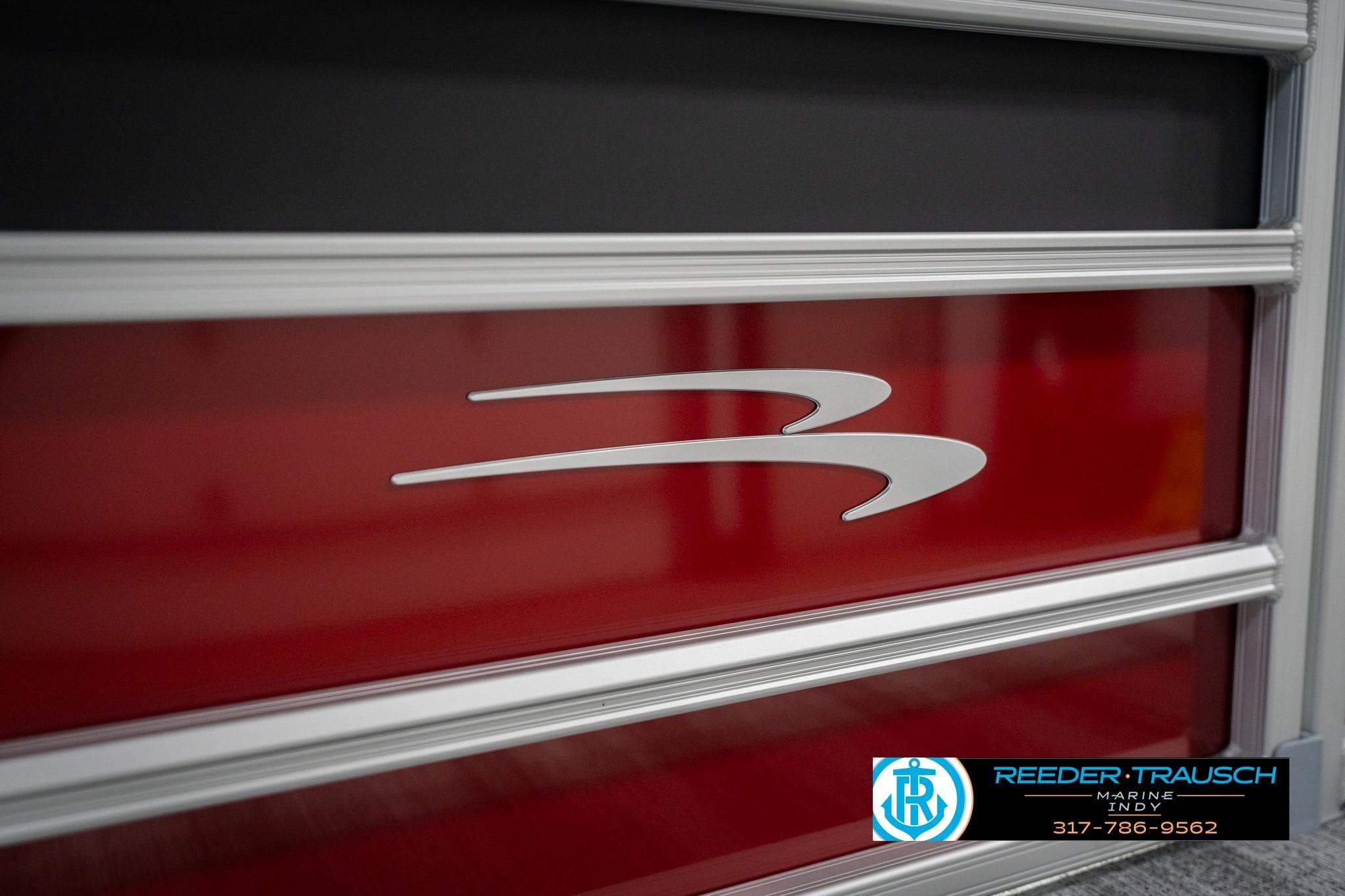 2026 Bennington 20 SSR boat logo with red and black design.