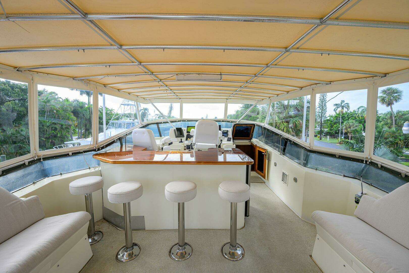 1991 Hatteras 78 Cockpit Motor Yacht - Image 65