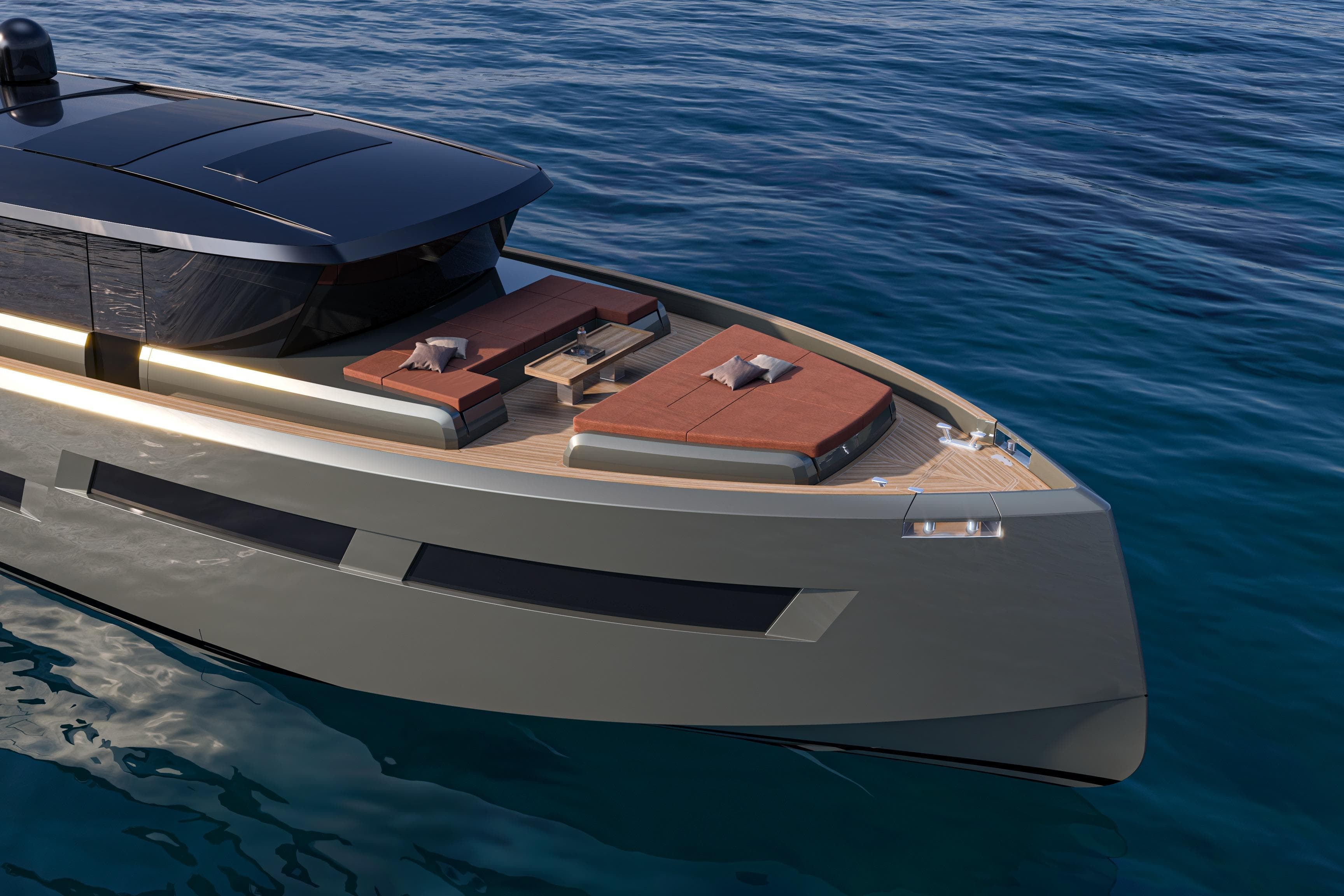 2026 Pardo Yachts GT65 luxury yacht on calm blue waters.