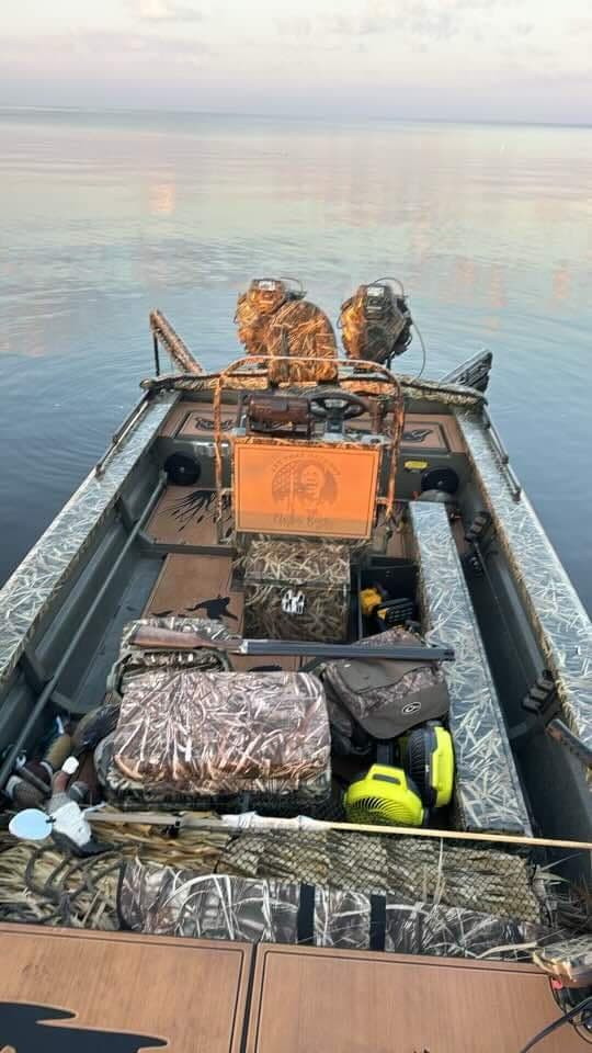 2023 Go-Devil 2072 boat with gear on calm water.