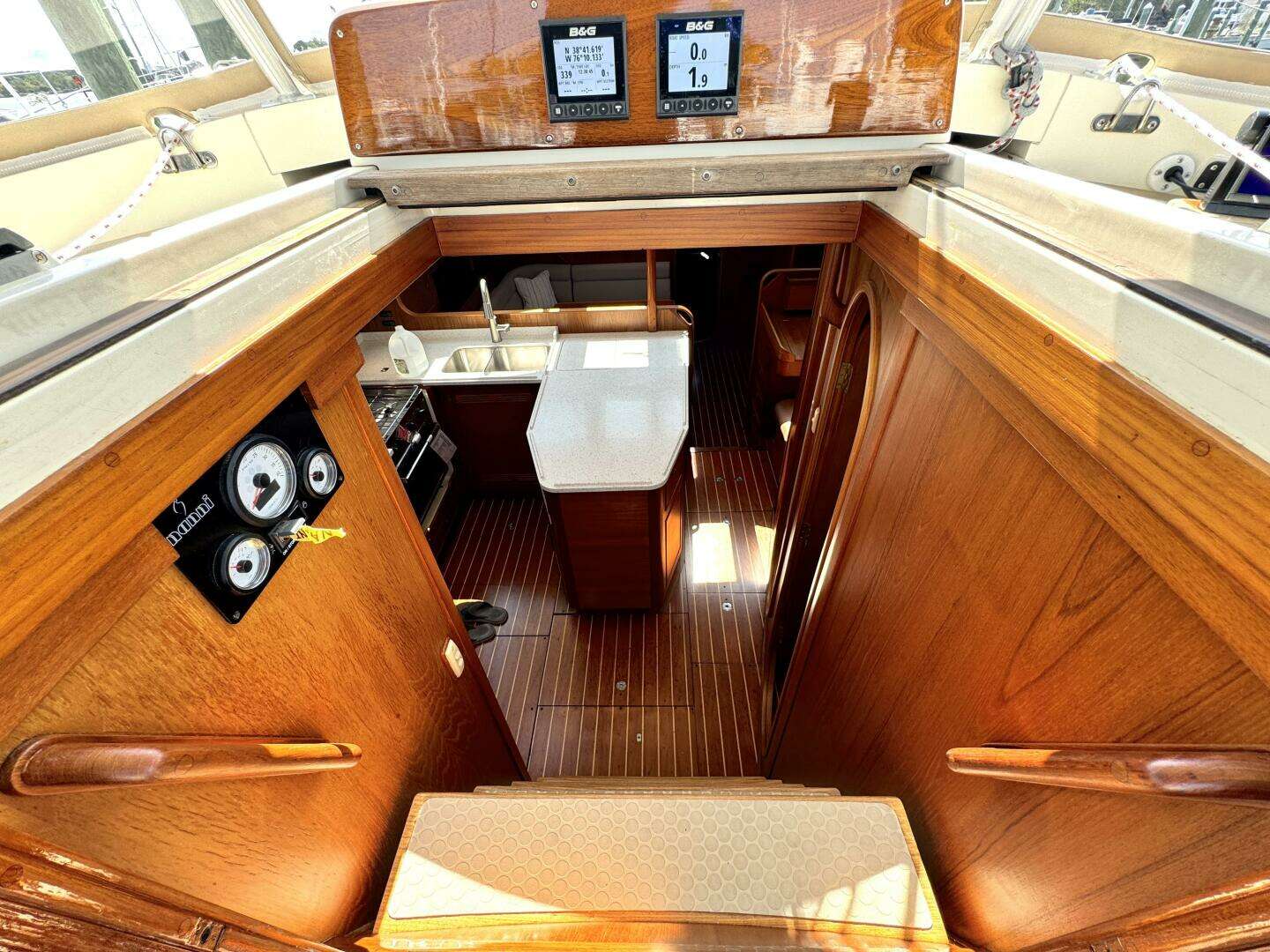 1999 Bowman 48 Aft Cockpit - Image 95