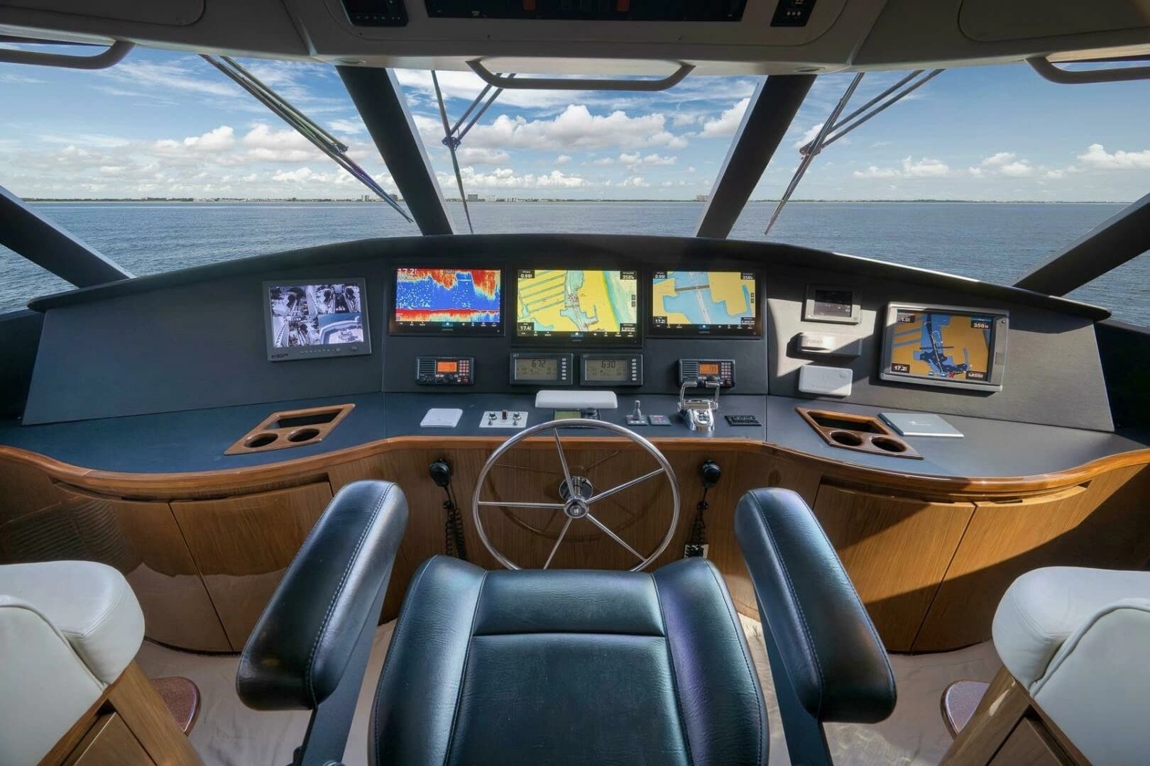 2011 Viking 76 Enclosed Bridge - Image 3