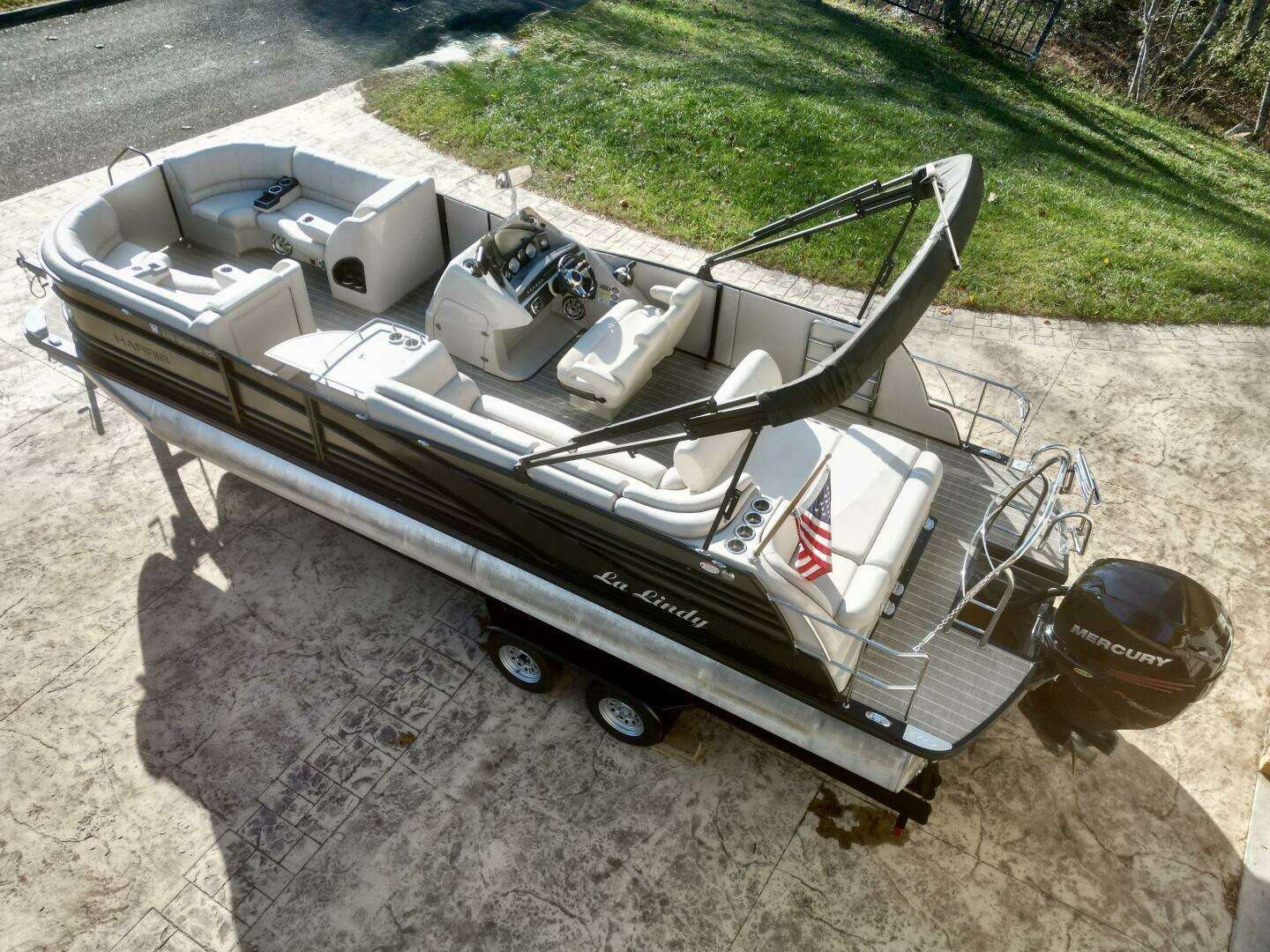 2016 Harris Grand Mariner 250 SLEC Tritoon - Image 9