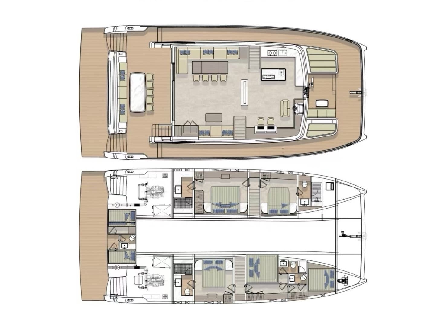 2026 Diamond Yachts EF66 Power Catamaran - Image 30
