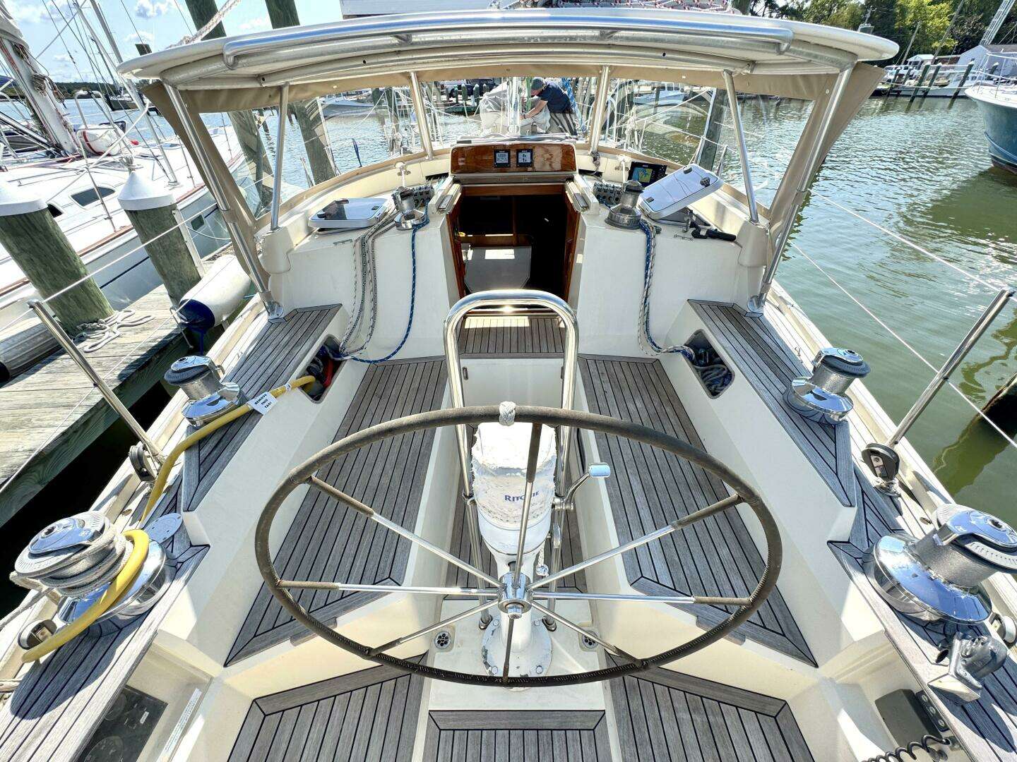 1999 Bowman 48 Aft Cockpit - Image 90