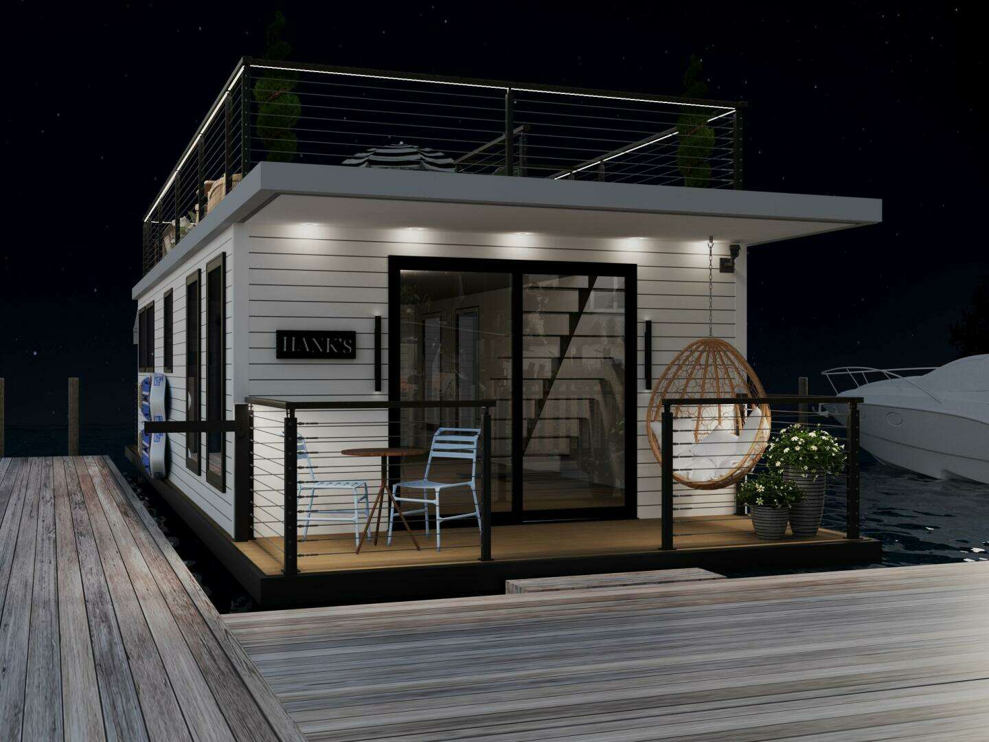 2025 Custom Hank's 40 Houseboat - Image 16