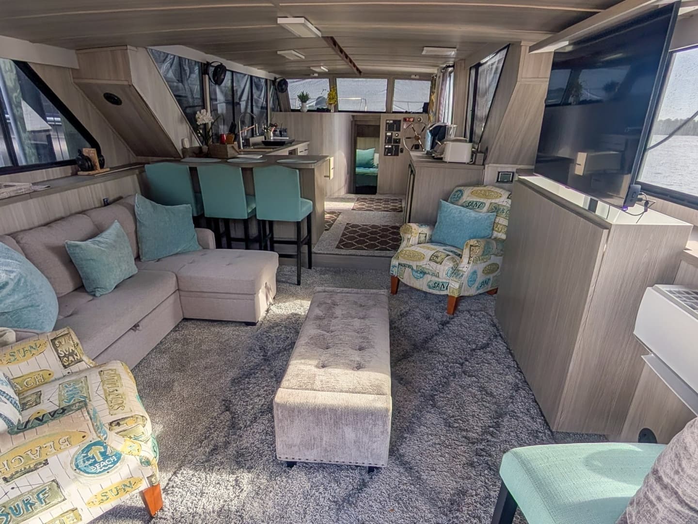 1987 Bluewater Yachts 51 Coastal Cruiser Cockpit - Image 16