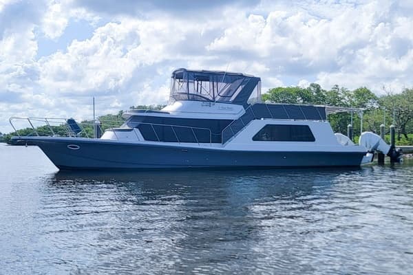 1987 Bluewater Yachts 51 Coastal Cruiser Cockpit