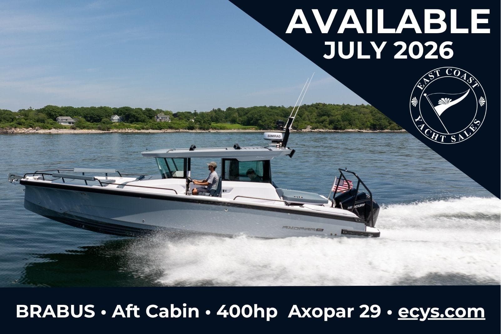 2026 Axopar 29 XC Cross Cabin
