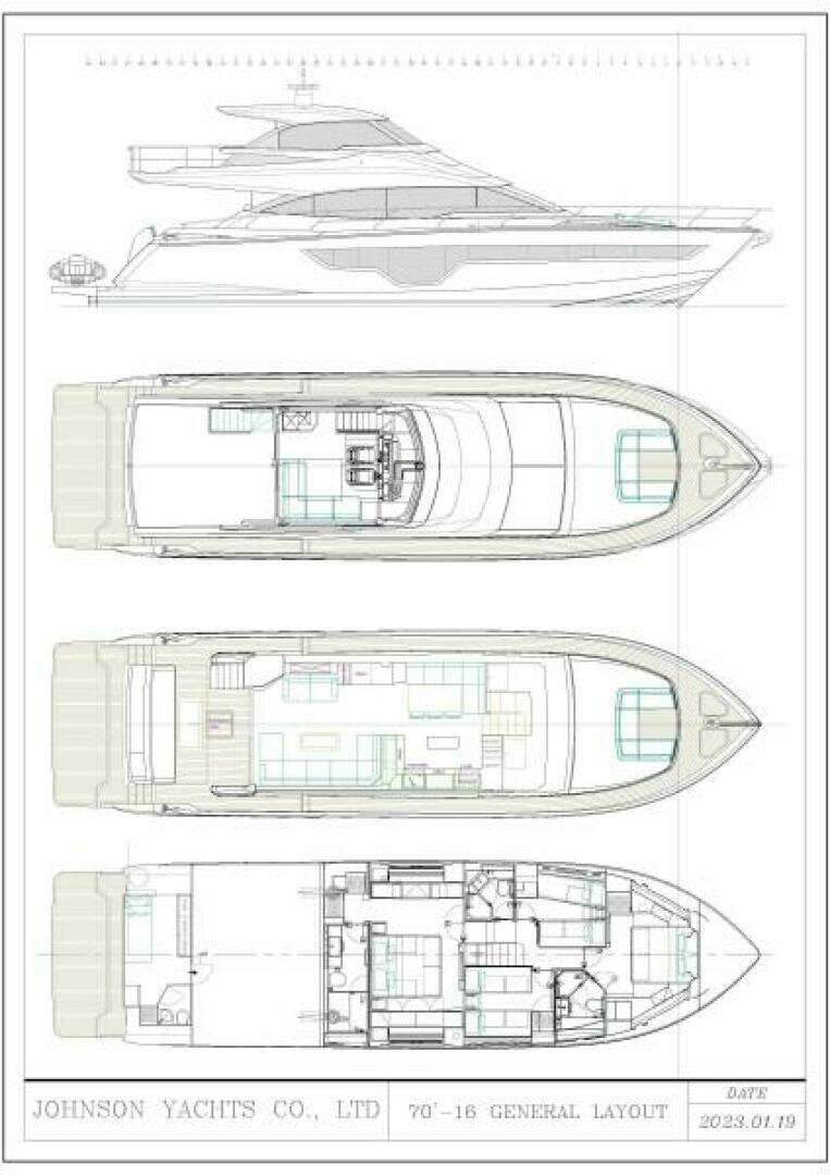 2027 Johnson Skylounge Motor Yacht - Image 16