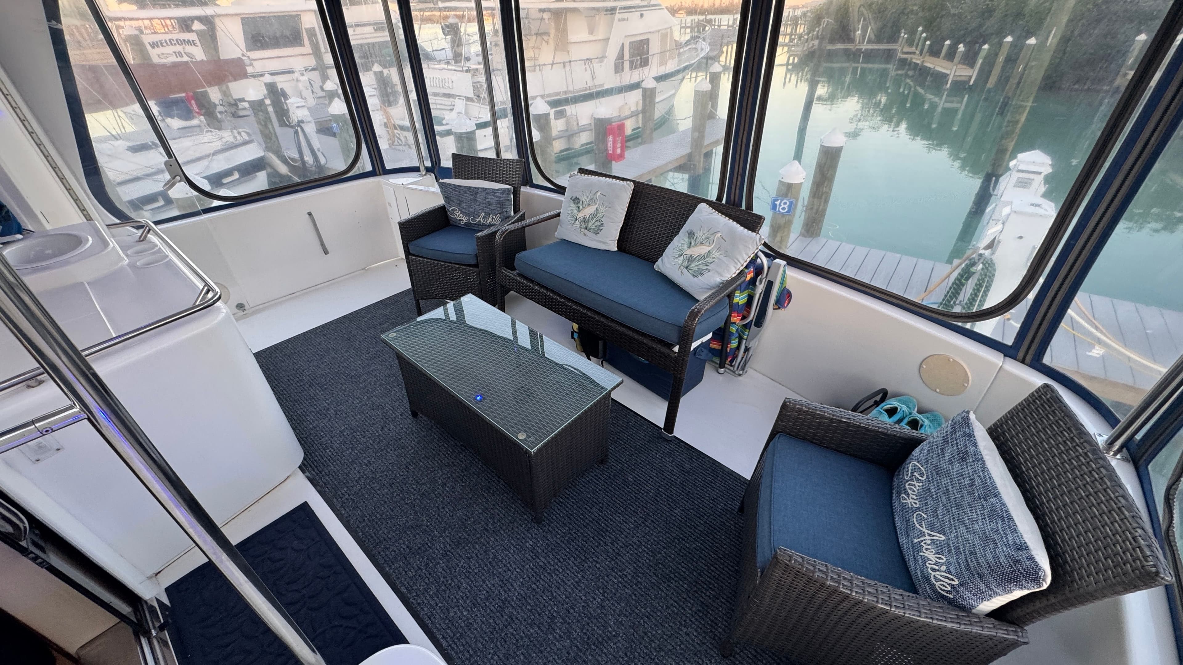 Aft Sun Deck Looking Starboard