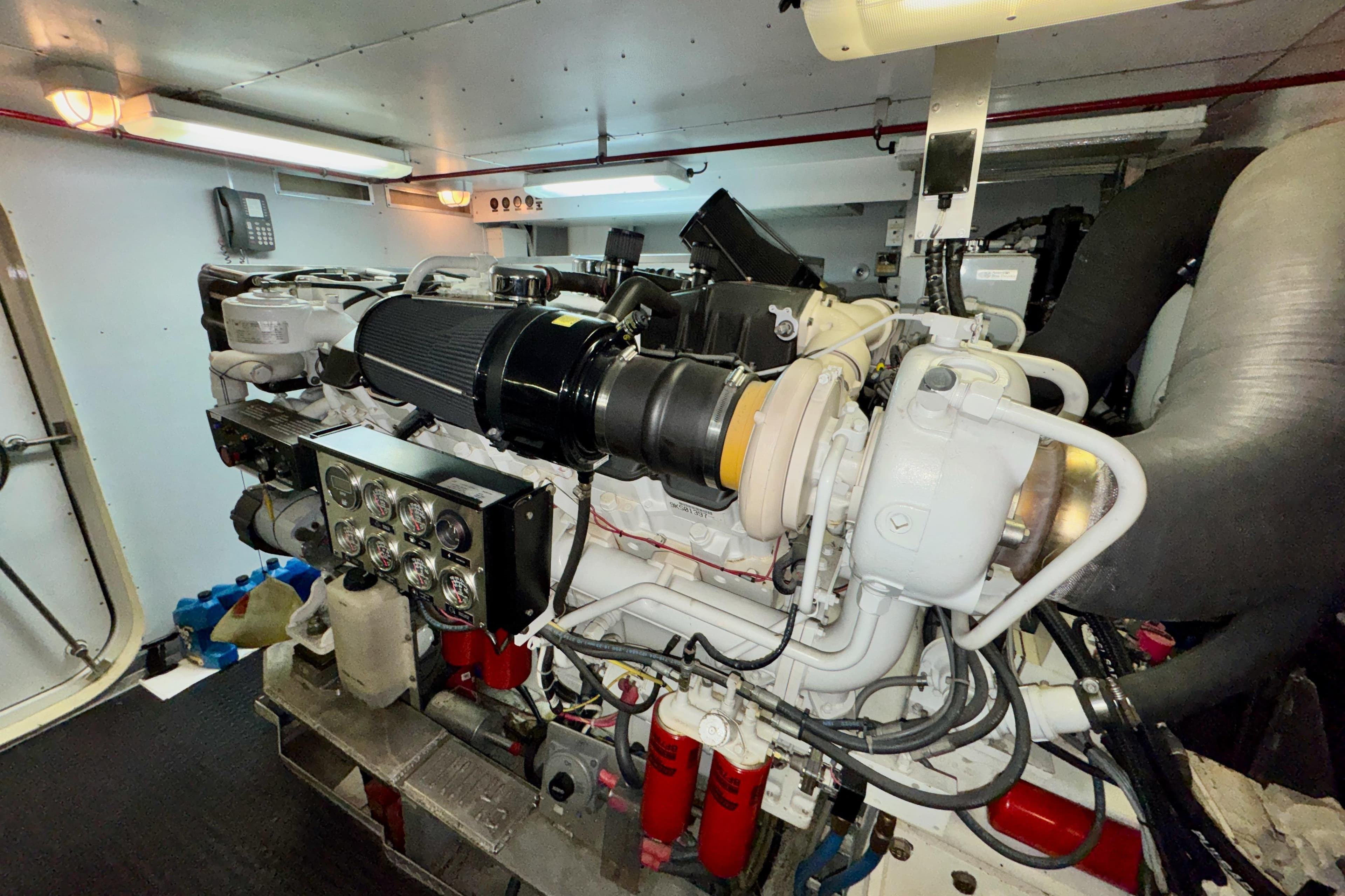 Stephens 85 Engine Room