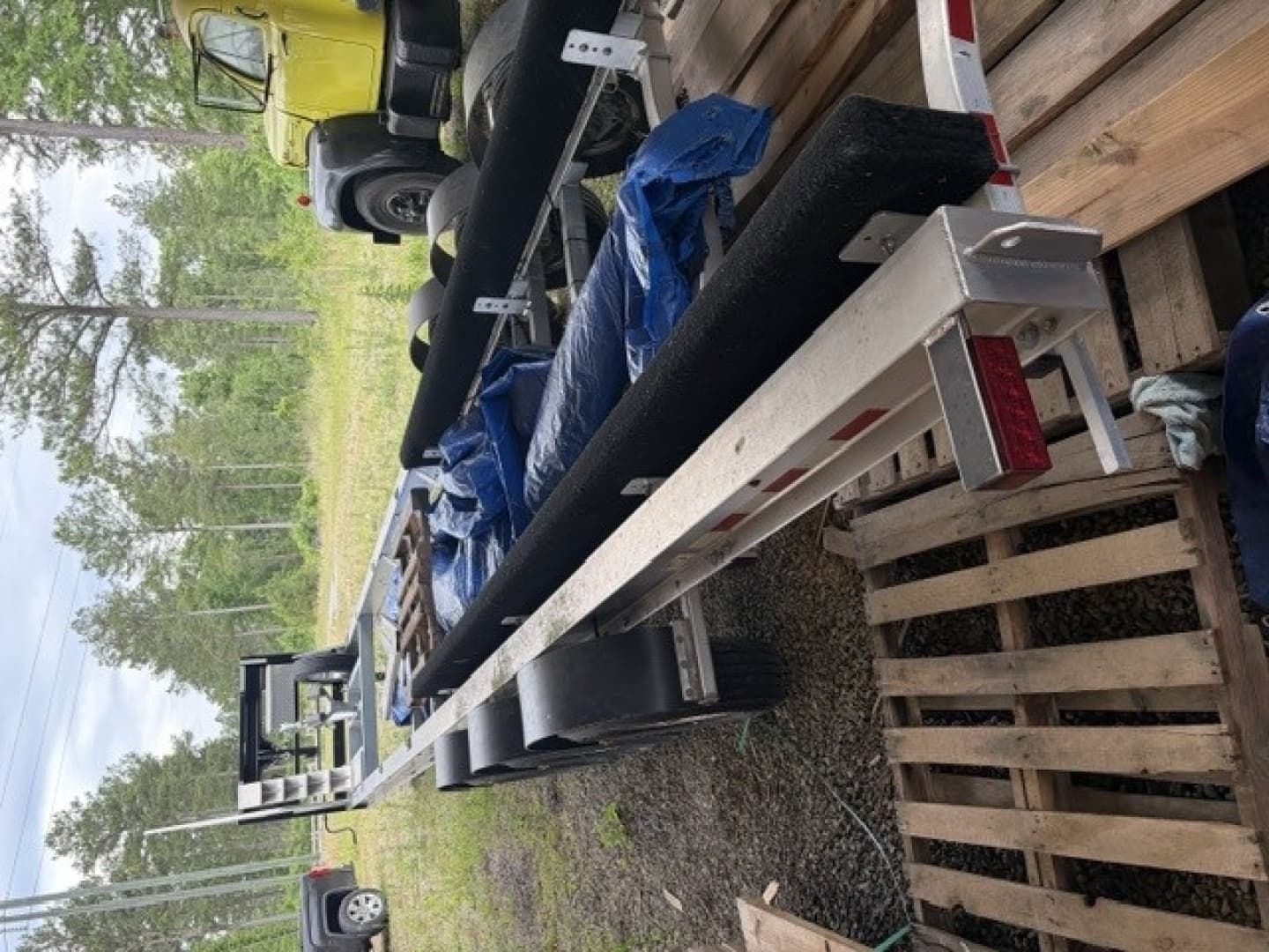 2022 Custom large gooseneck vessel trailer 32ft-40ft - Image 2
