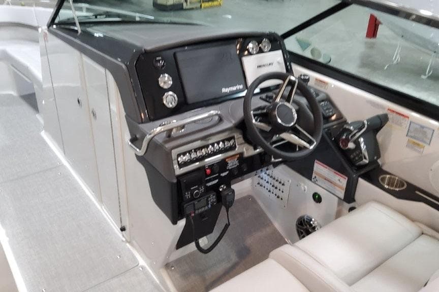 2026 Formula 310 Bowrider I/O dashboard with modern controls and navigation system.