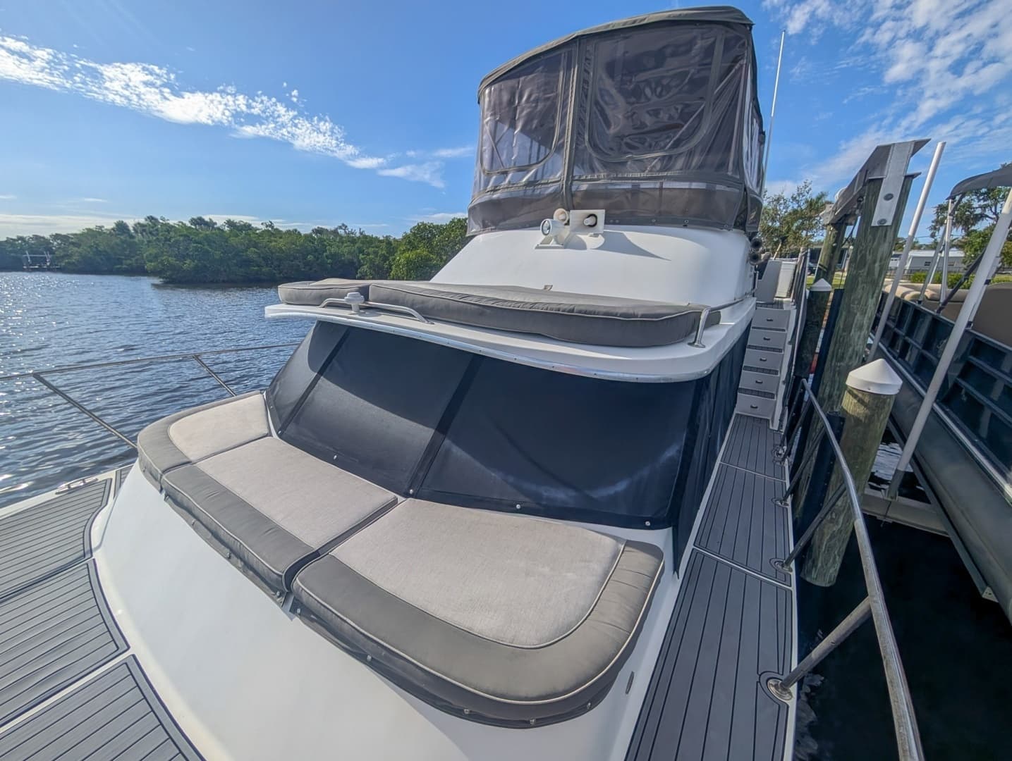 1987 Bluewater Yachts 51 Coastal Cruiser Cockpit - Image 9