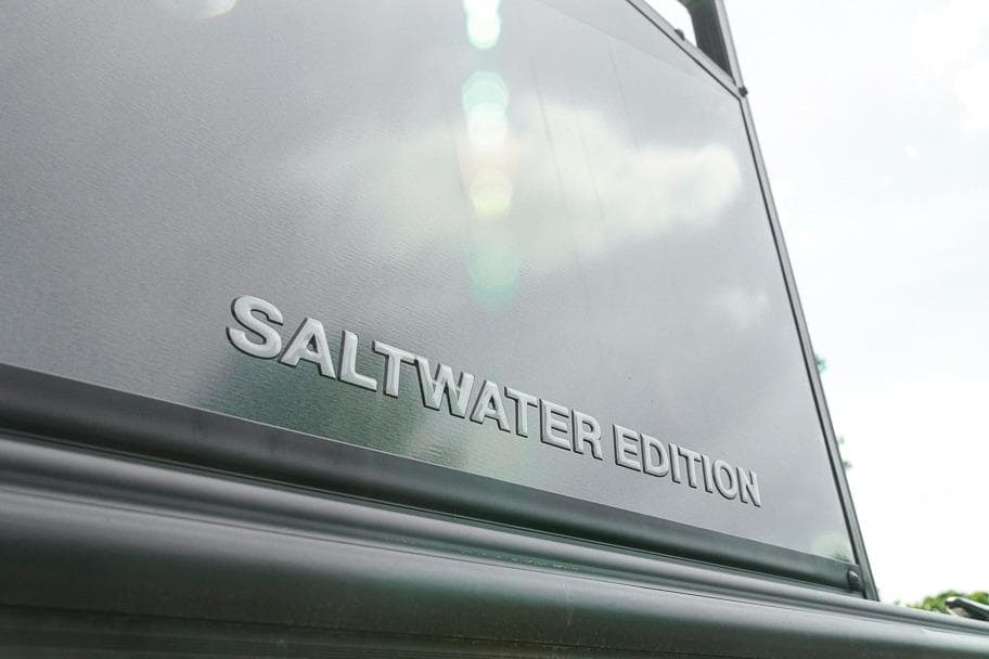 2026 Dockside Pontoons 22DQ Saltwater Edition, sleek design detail.