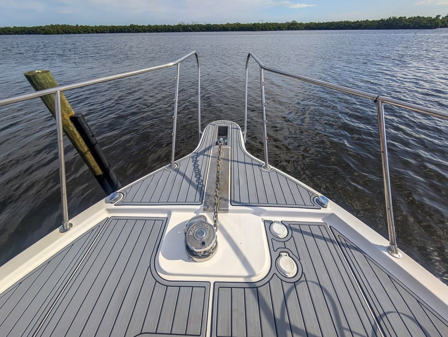 1987 Bluewater Yachts 51 Coastal Cruiser Cockpit - Image 7