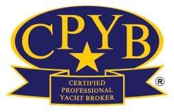 CPYB logo with Certified Professional Yacht Broker text, featuring a star emblem.