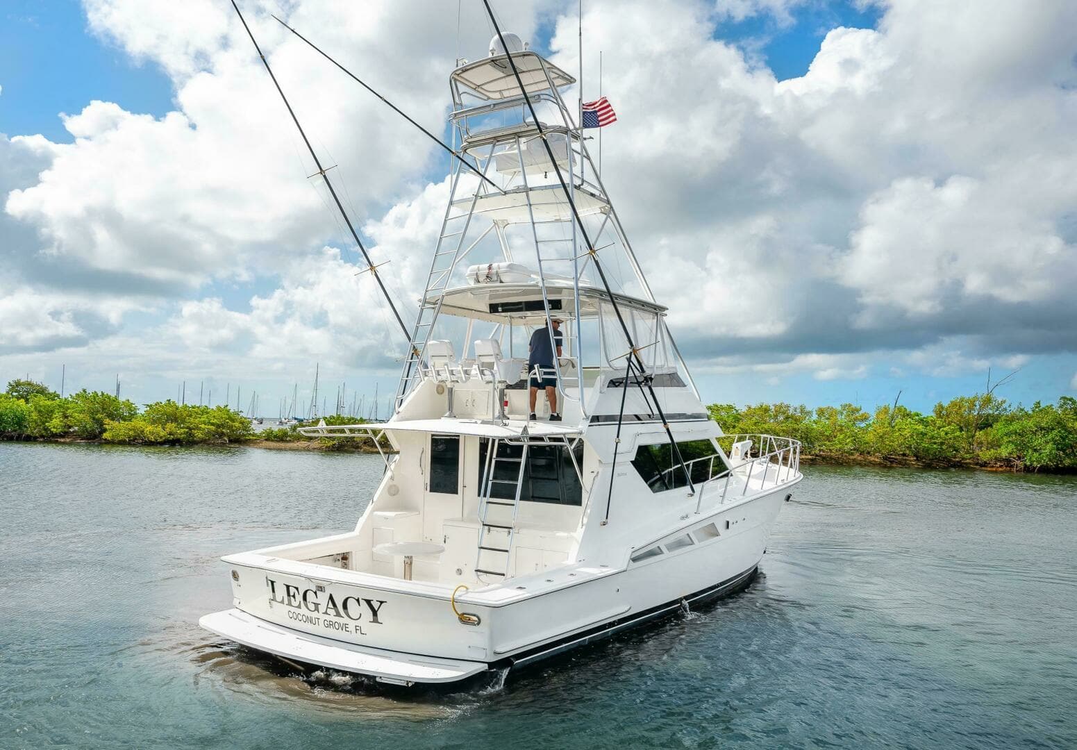 1992 Hatteras 50 Convertible - Image 3