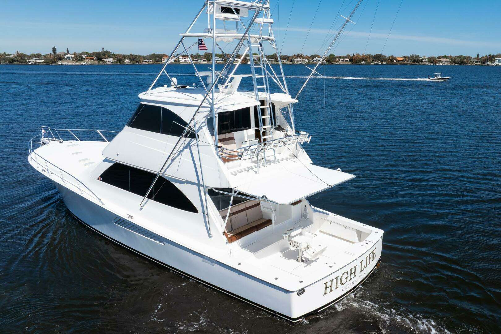 2009 Viking 64 Enclosed Bridge w/ Tower - Image 2