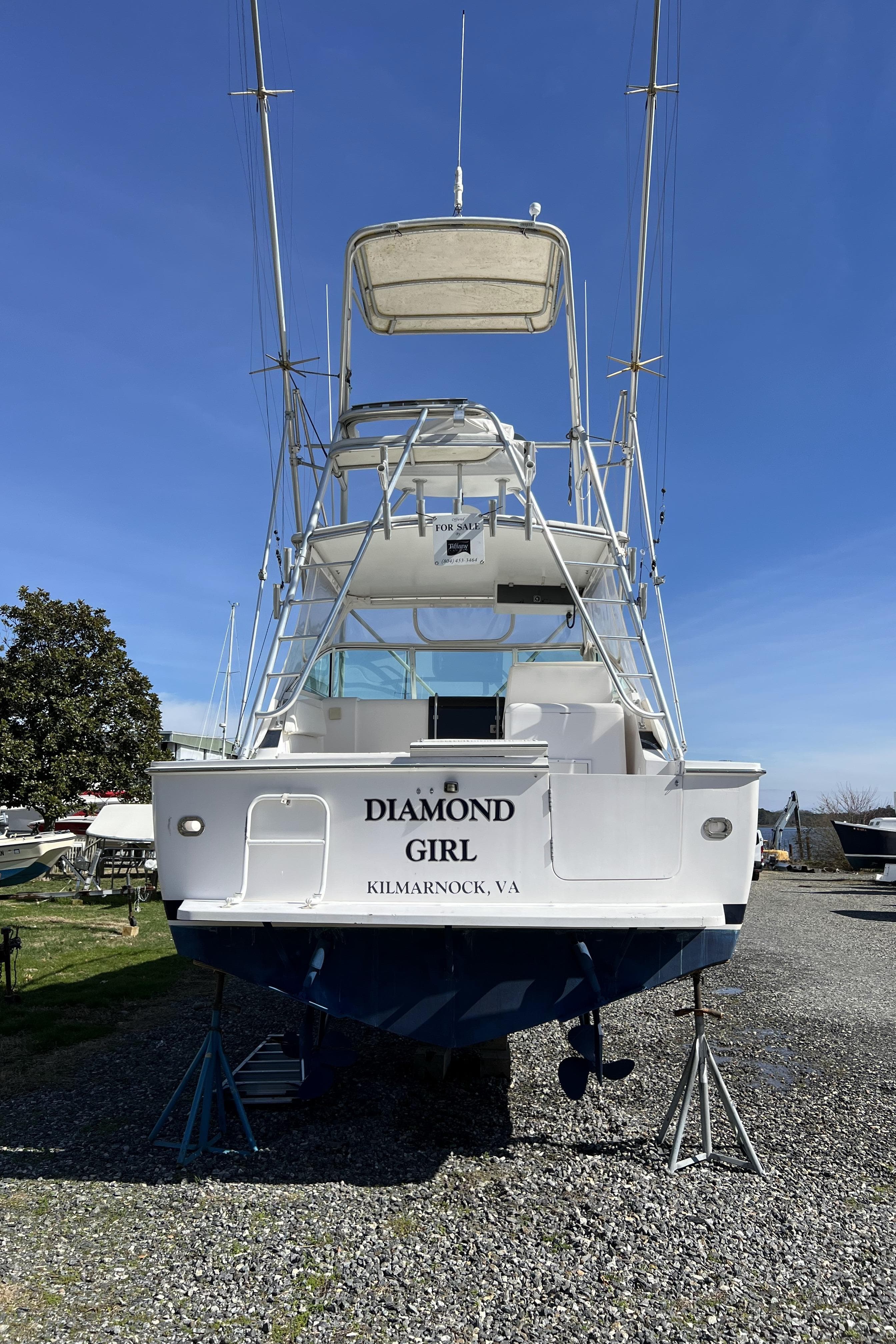 Bertram 30 Transom
