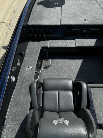 2024 Phoenix Bass Boats 20 XE interior with sleek seating and spacious deck.