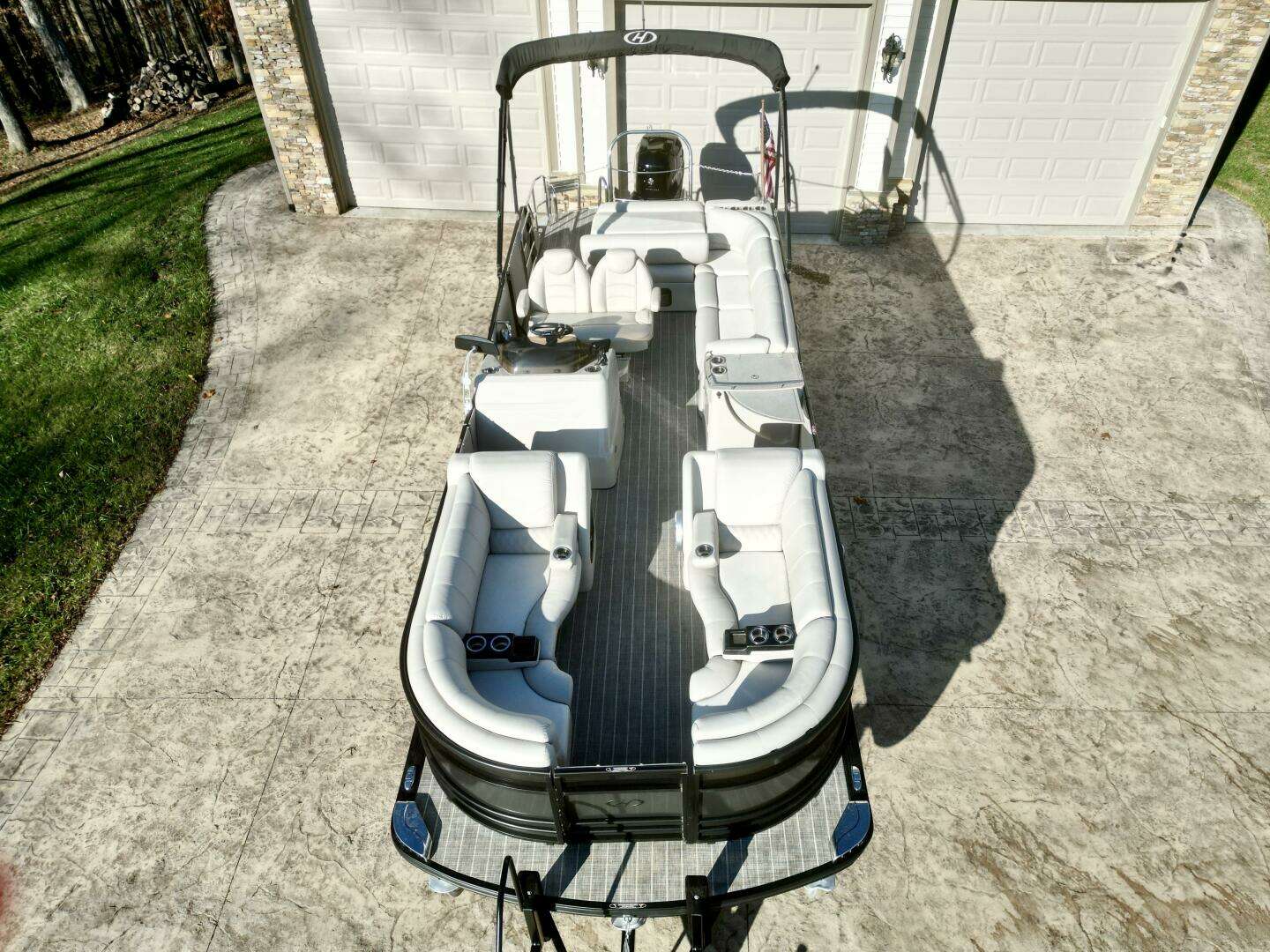 2016 Harris Grand Mariner 250 SLEC Tritoon - Image 5
