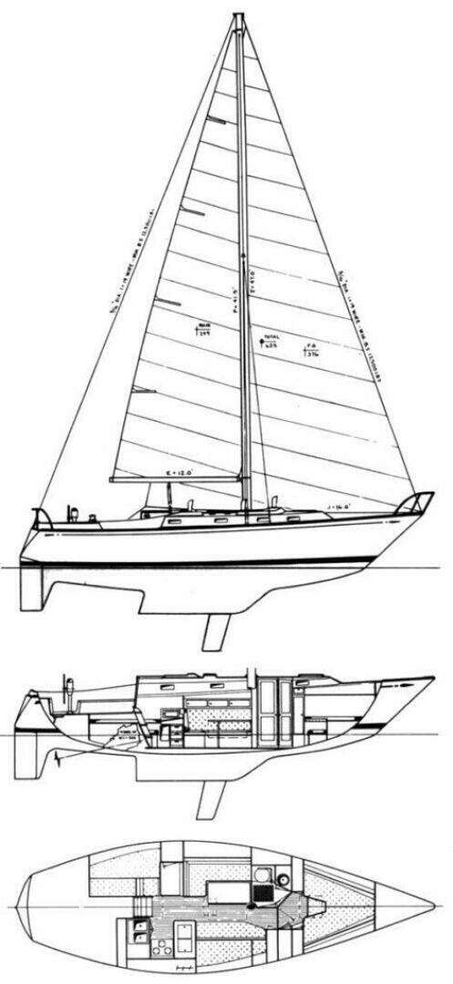 1982 Tartan 37 Centerboard - Image 41