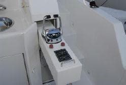 Control panel of a 2004 Ocean Alexander 548 Pilothouse yacht.