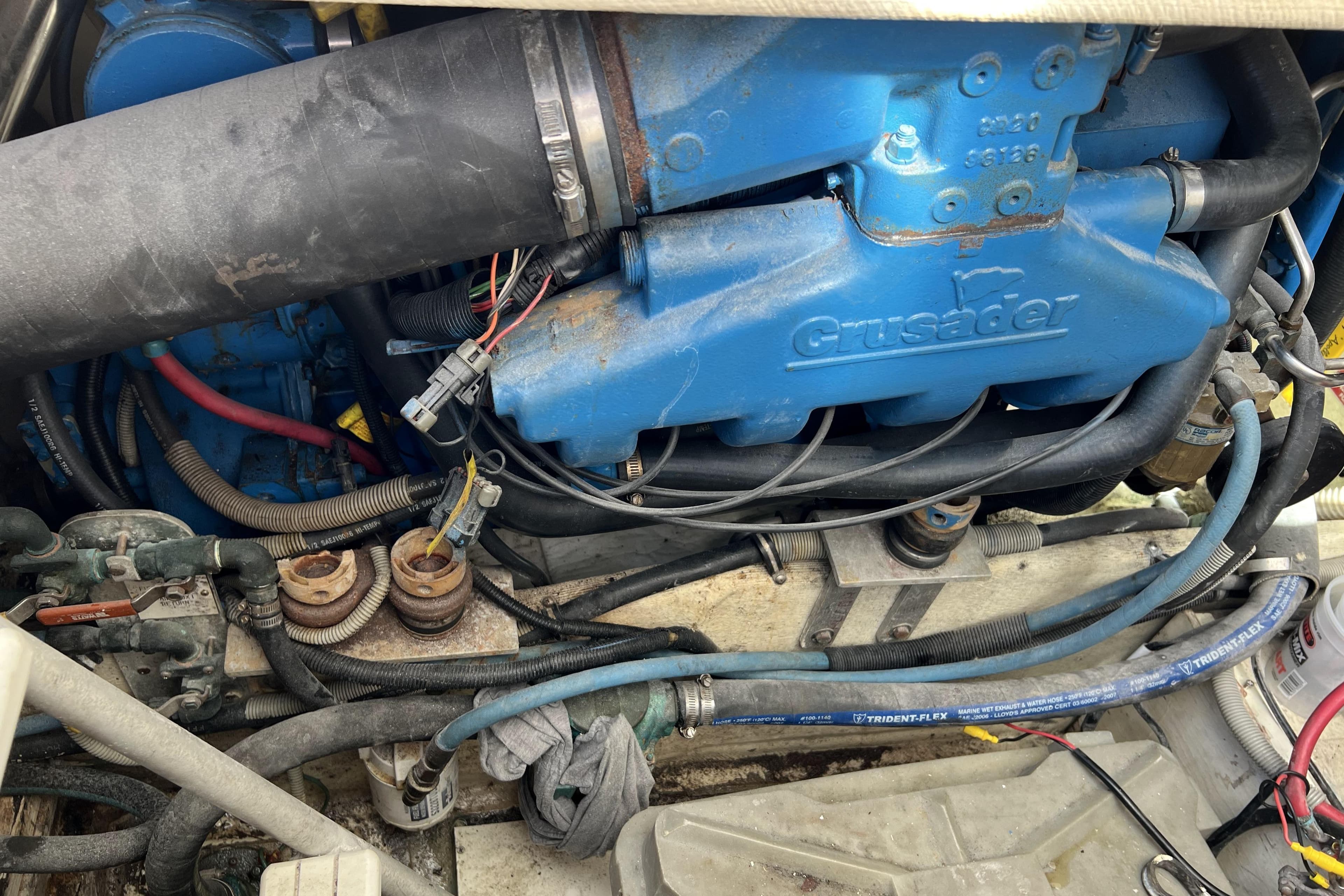 Bertram 30 Port Engine