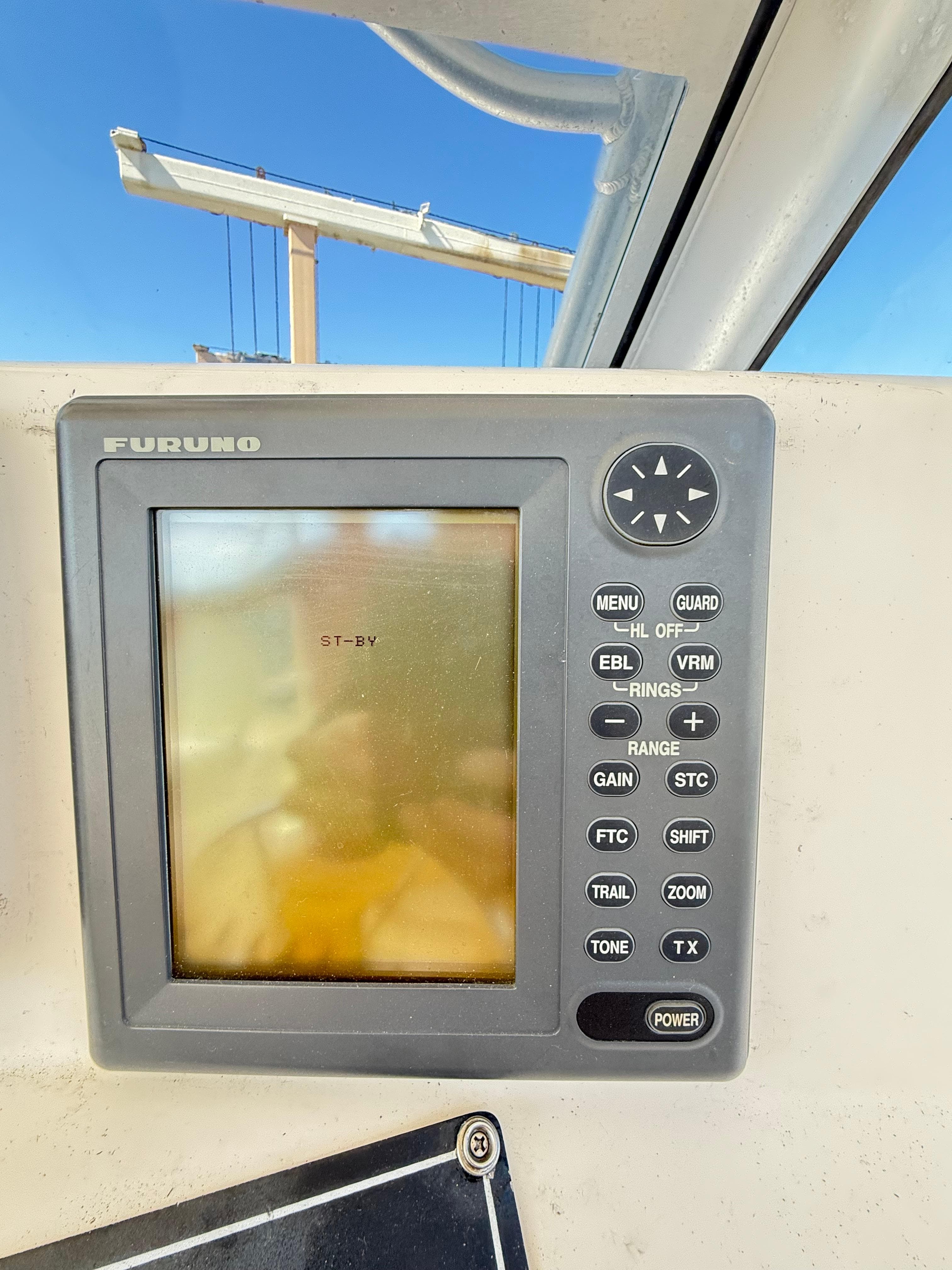 Furuno marine GPS system on 2001 Albemarle 280 Express Sport Fisherman boat.