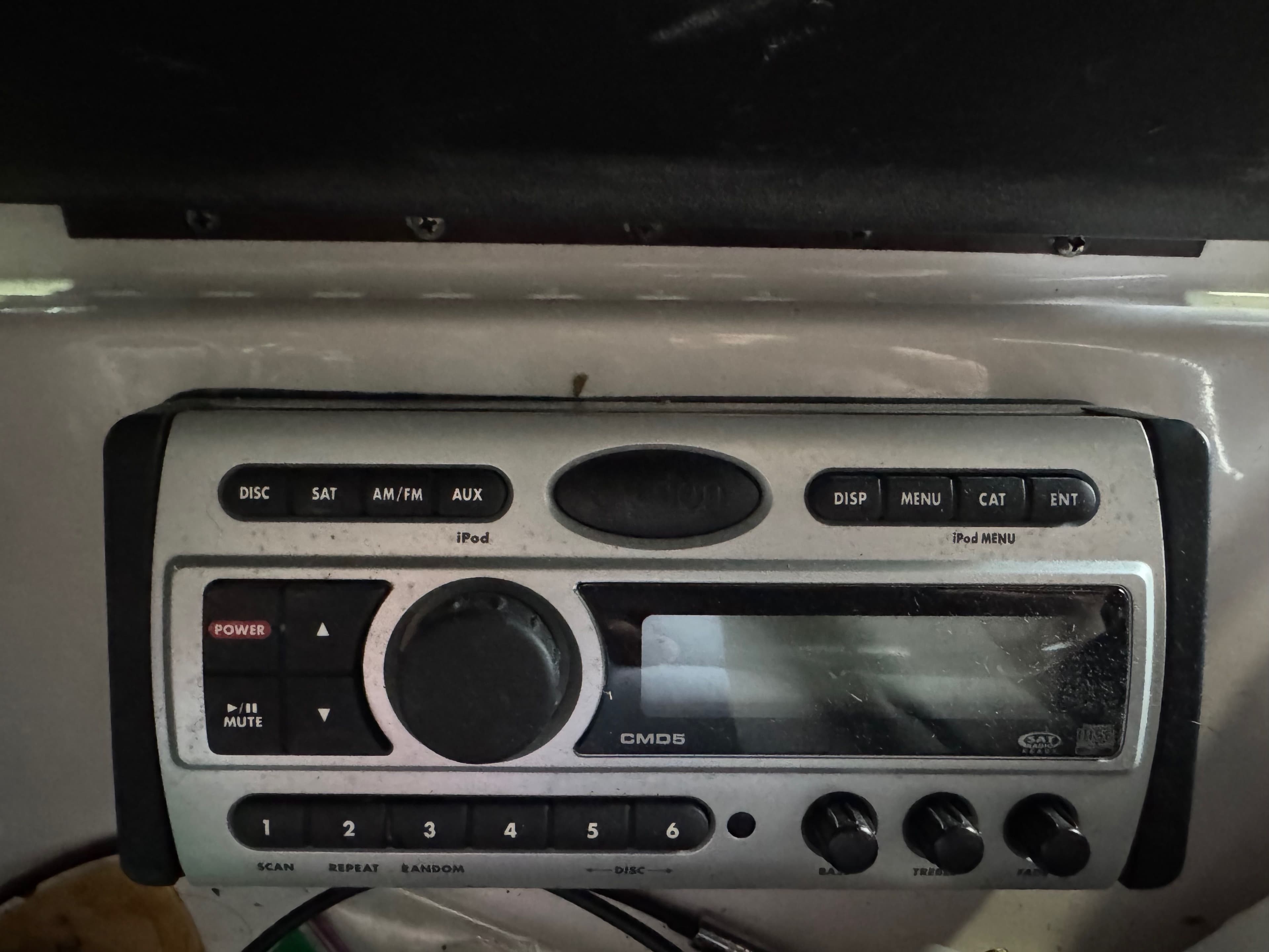 Boat stereo system in Correct Craft Air Nautique 210, 2006 model.