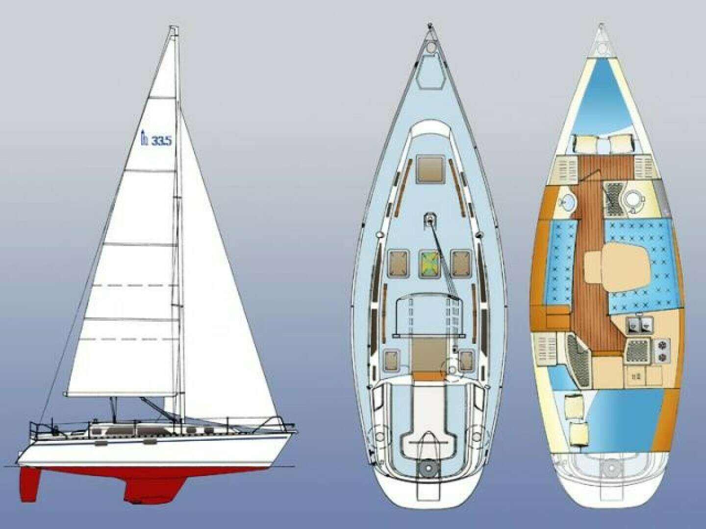1992 Hunter 33.5 - Image 56