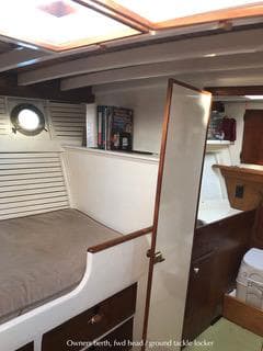Interior of historic 1928 Lake Union Drydock DREAMBOAT.