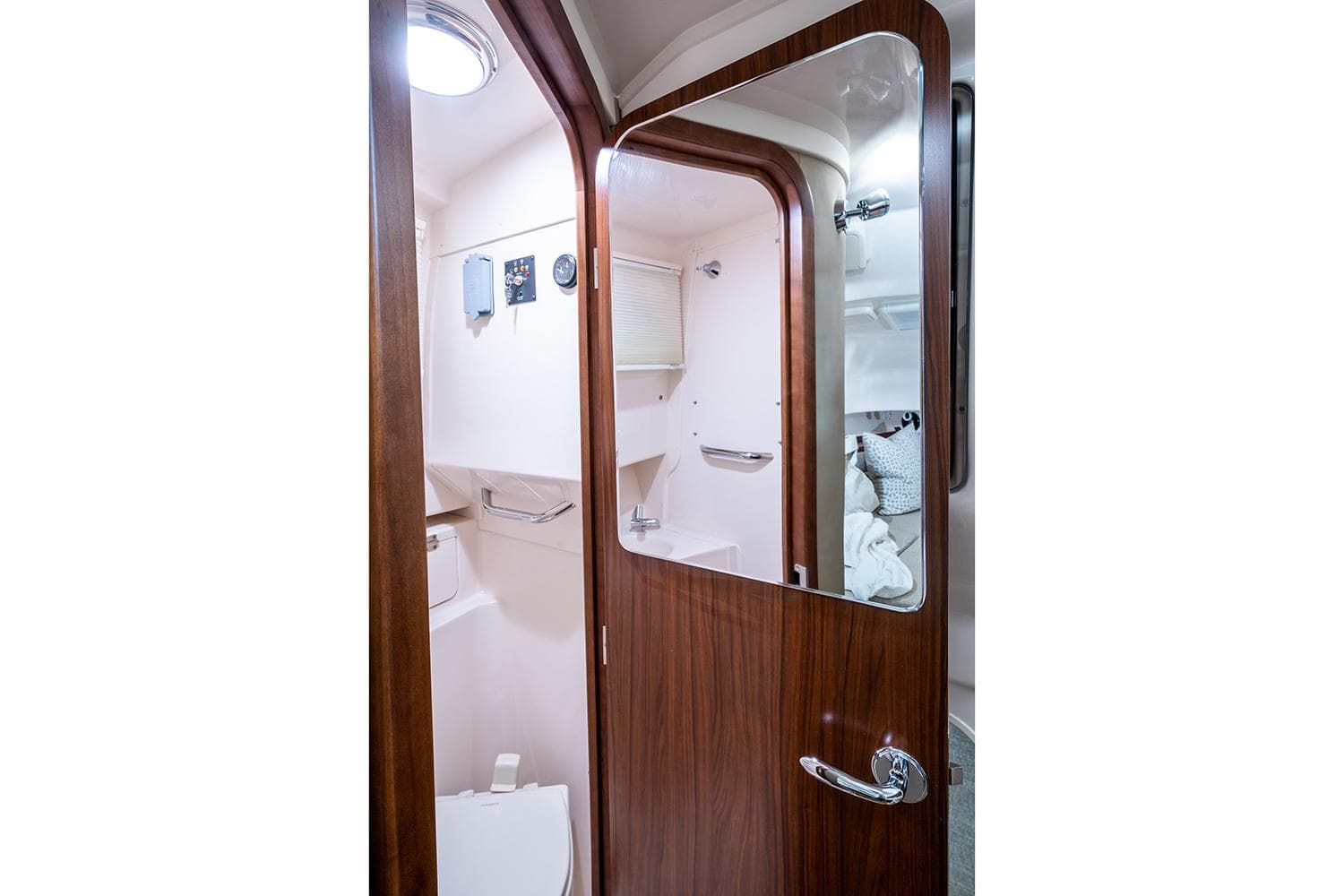 Manufacturer Provided Image: Interior of 2026 Grady-White Marlin 300 yacht cabin.