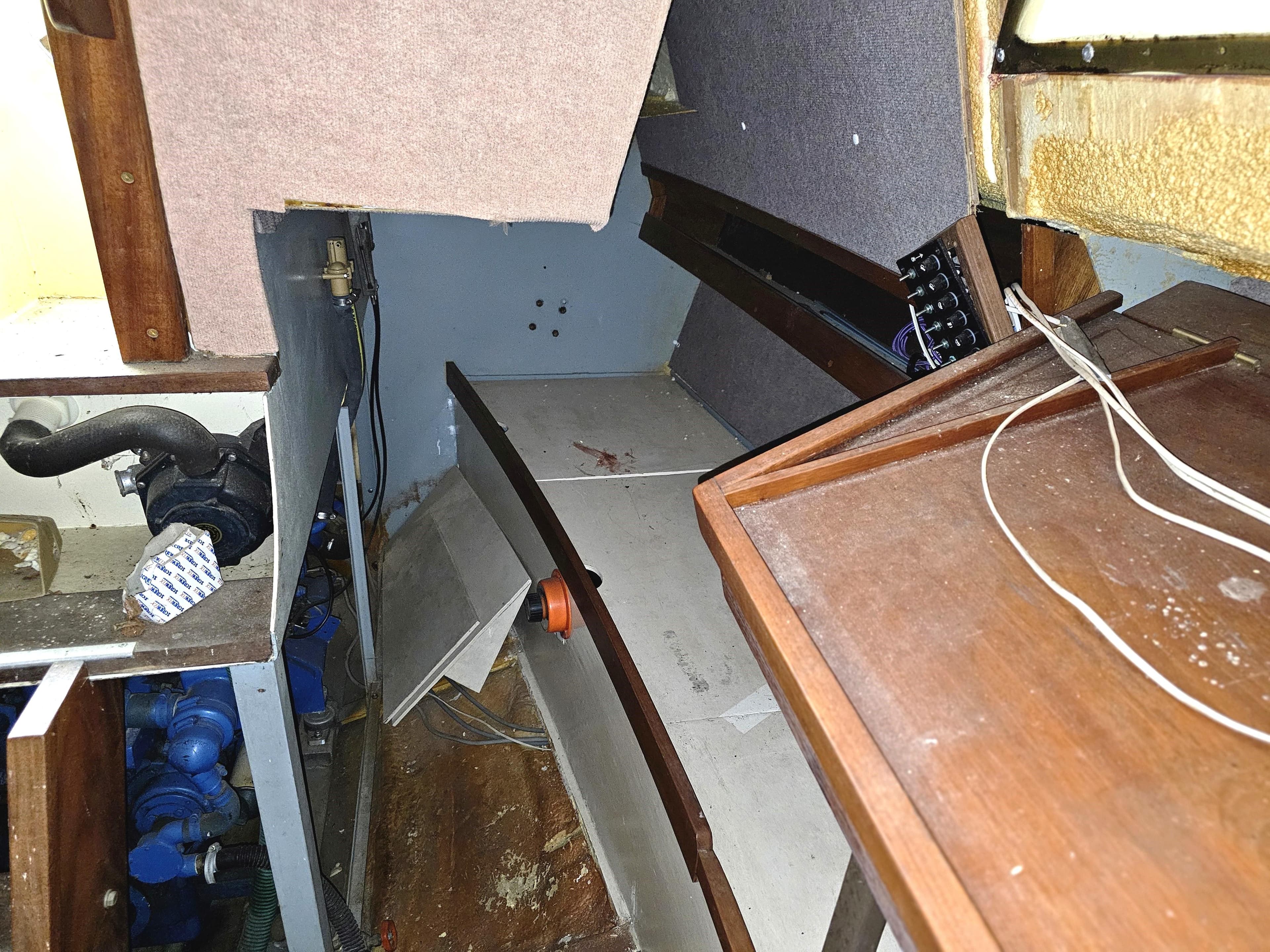 Ganley steel sloop for sale with BJ Marine