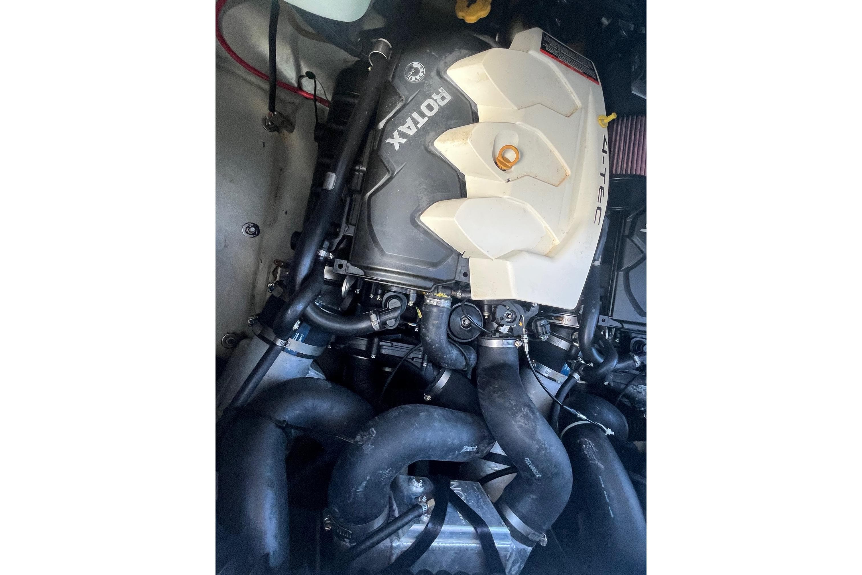 Engine of 2010 Sea-Doo Sport Boats 230 Challenger SP, featuring Rotax technology.