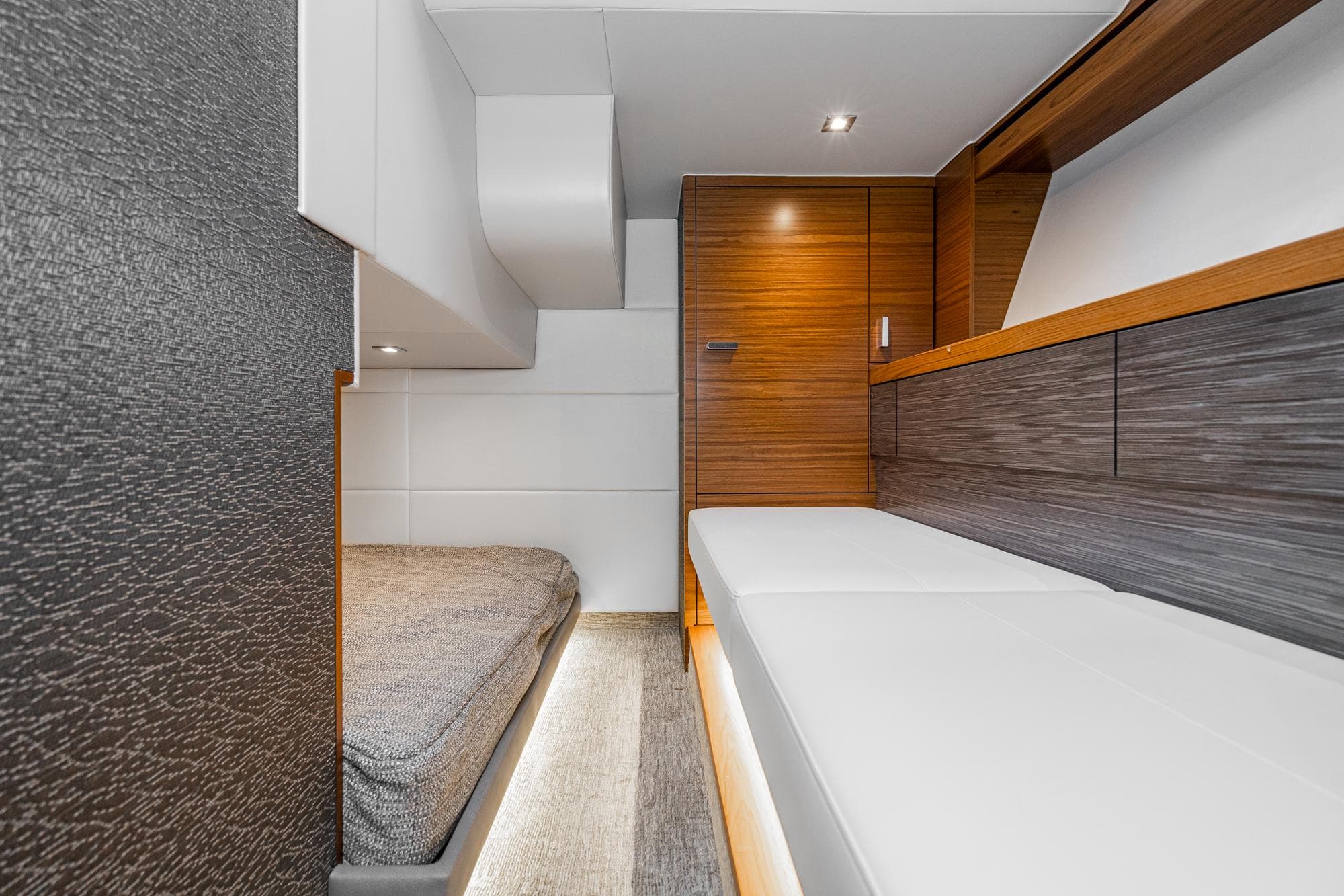 Interior of 2020 Tiara Yachts C39 Coupe with modern design.