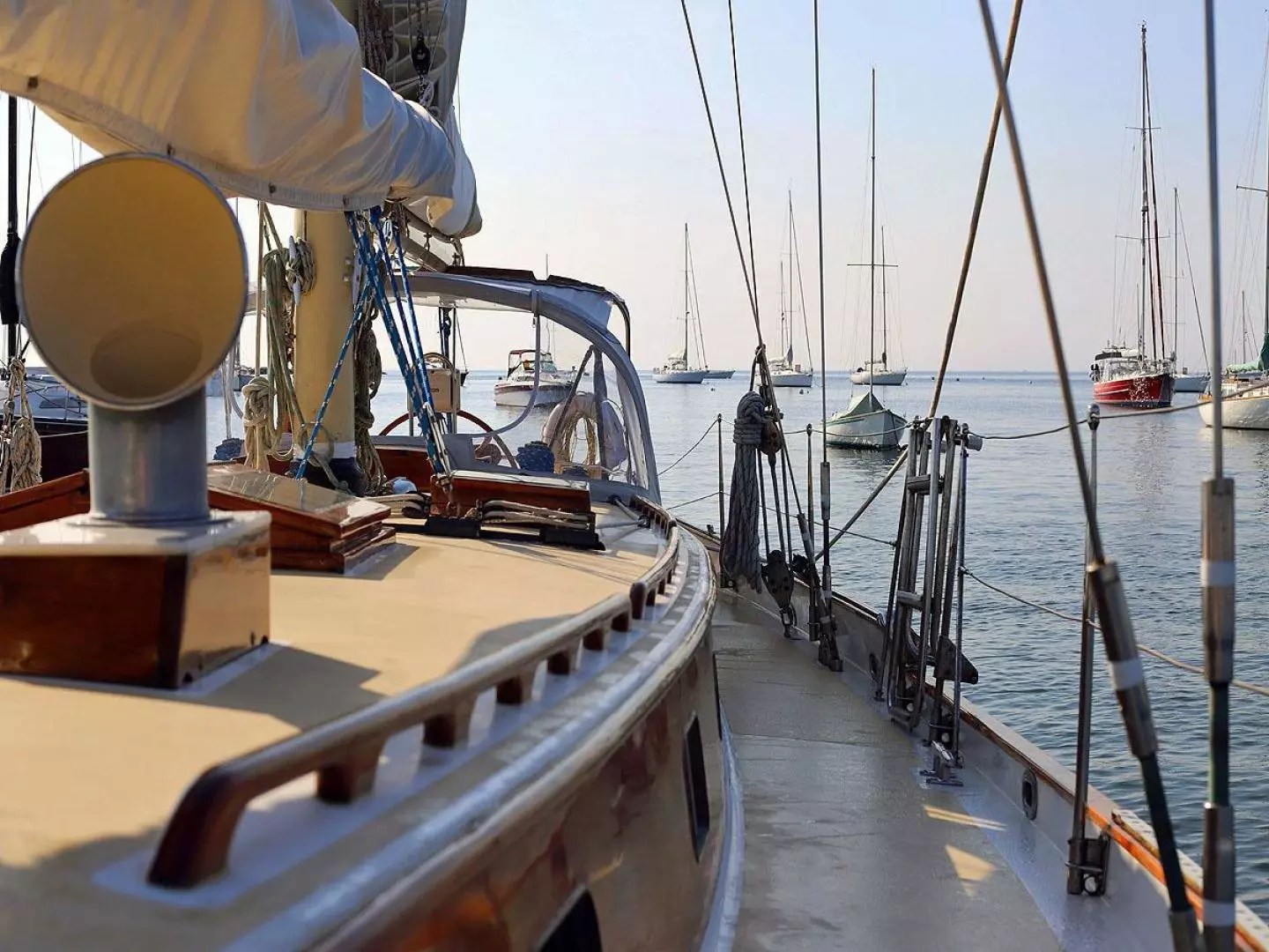 1986 Cherubini 48 Staysail Schooner - Image 20