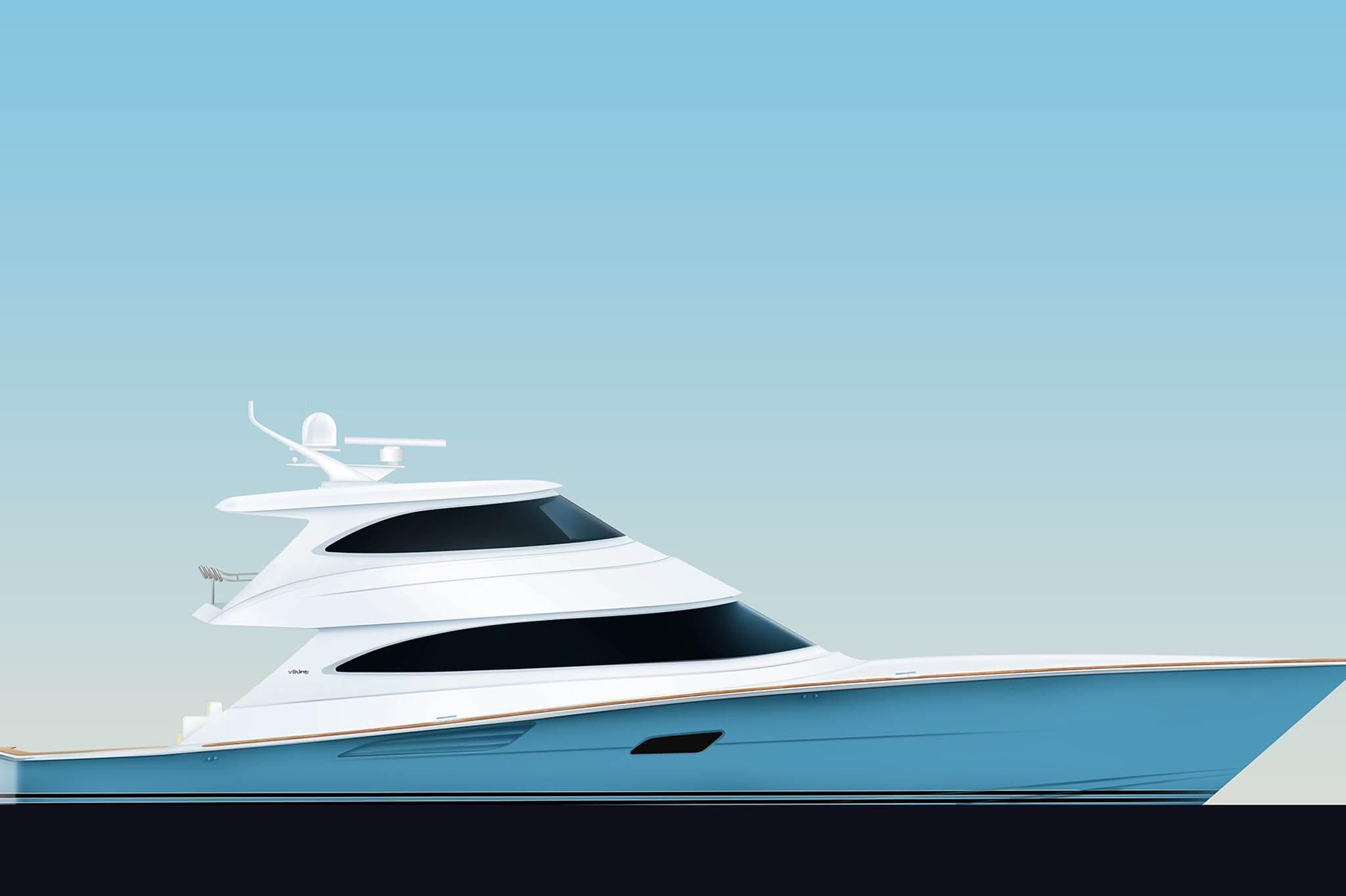 2027 Viking 90 Enclosed Bridge