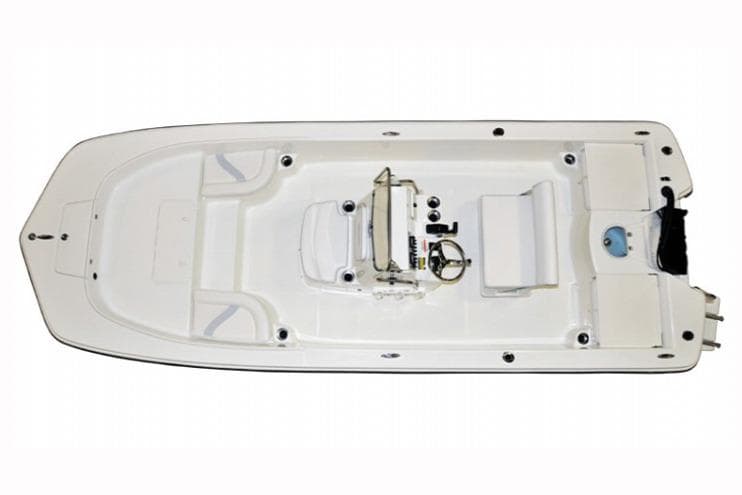 Manufacturer Provided Image: Top view of 2025 Sundance DX20 boat, showcasing spacious deck layout and seating.
