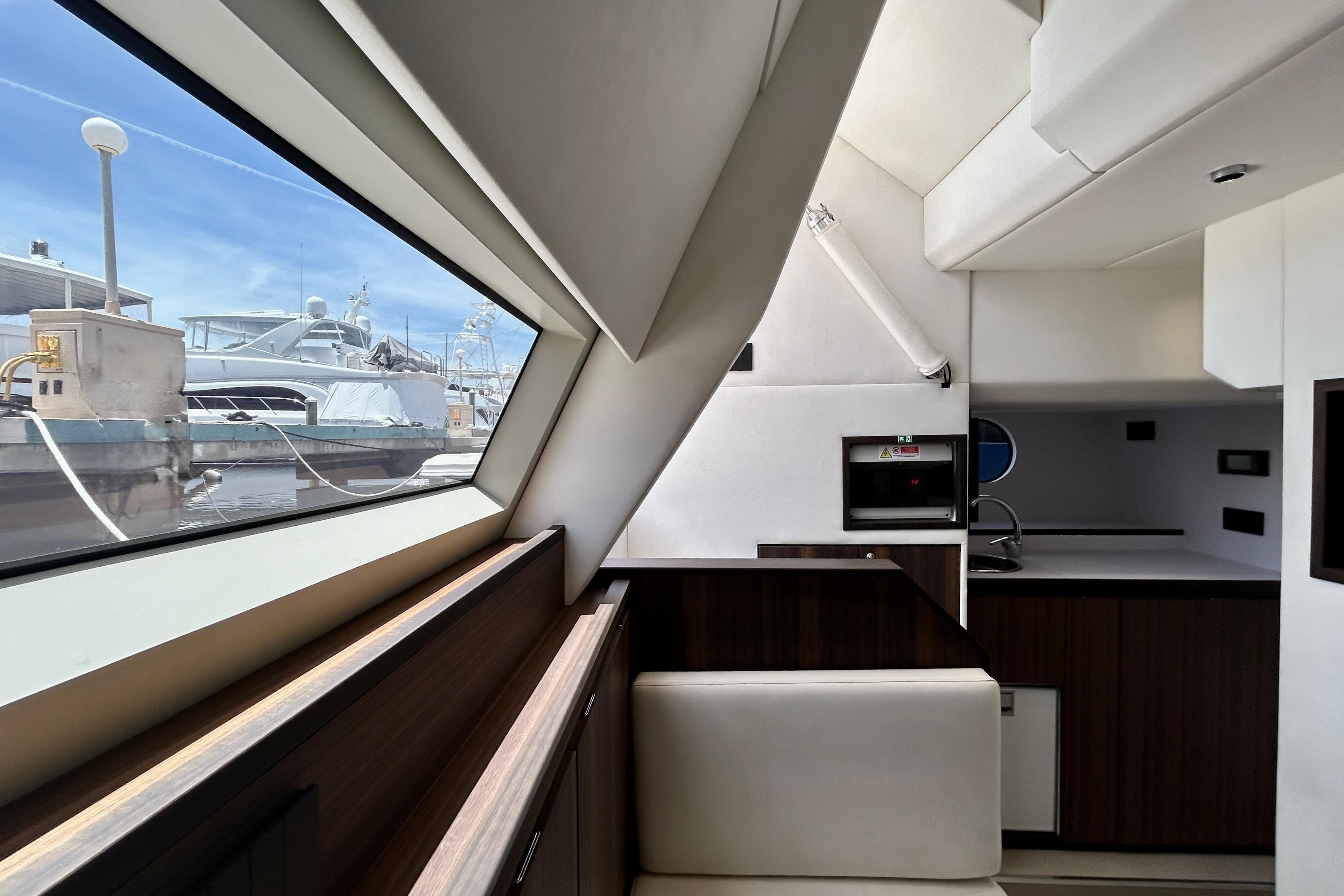 Crew Quarters of 2024 Aicon Vivere 66 yacht, featuring sleek design and modern amenities.