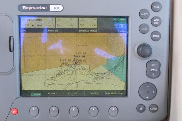 Raymarine C80 navigation system on 2007 Sea Ray 340 Sundancer boat.