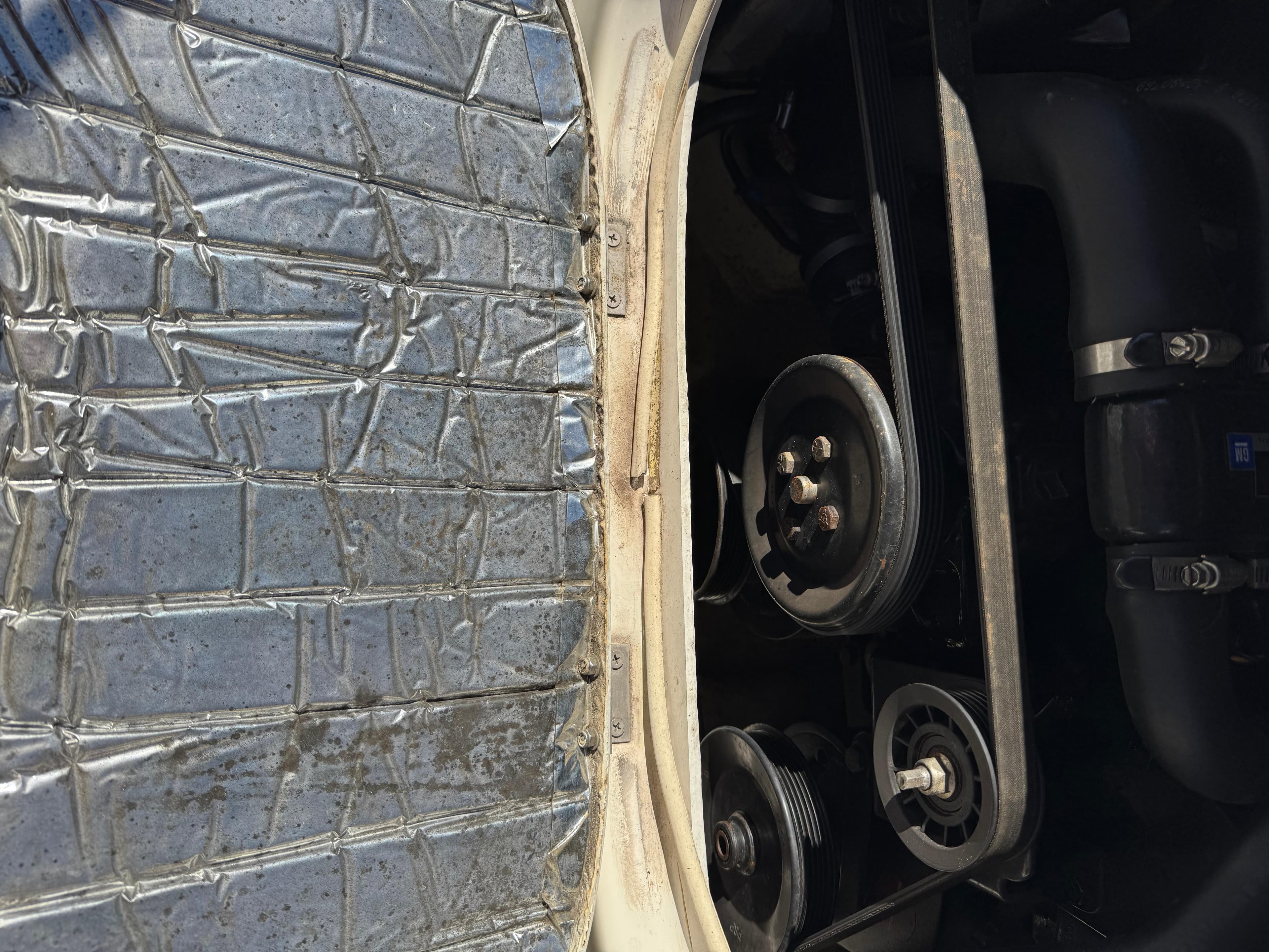 Engine Belt Door access