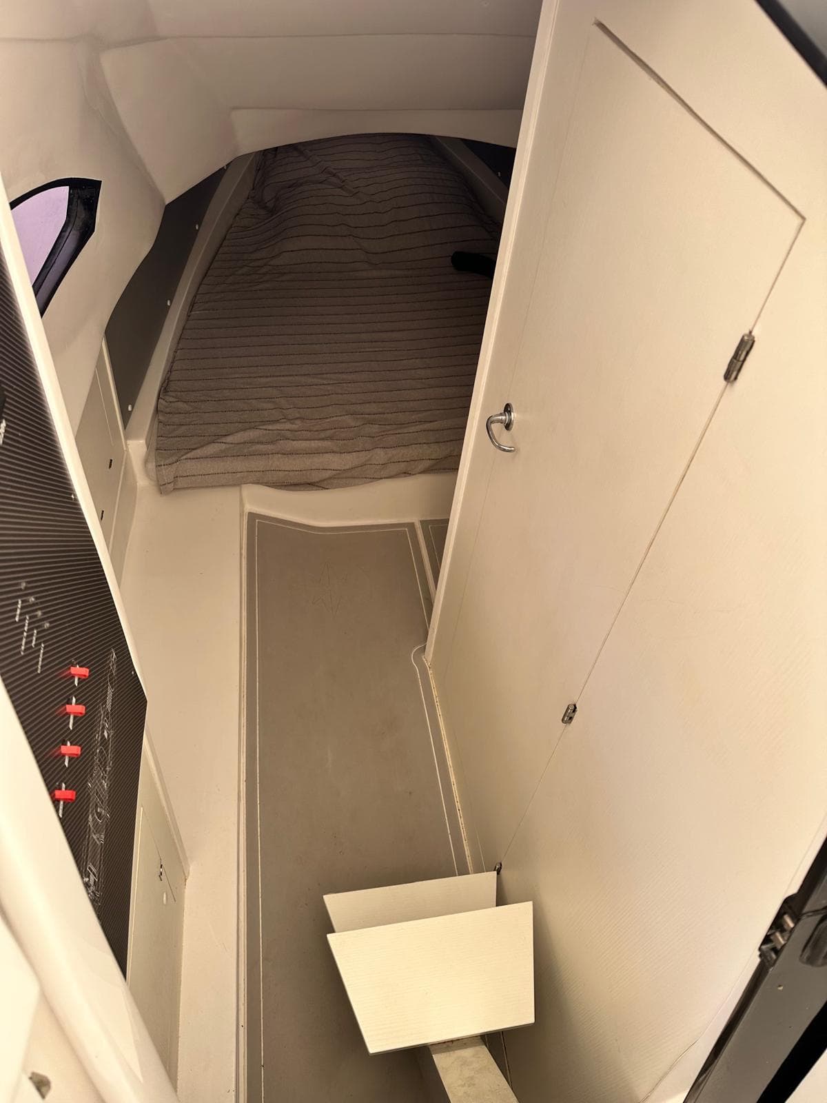 2023 Oromarine C35 cabin interior with modern design and sleek finishes.