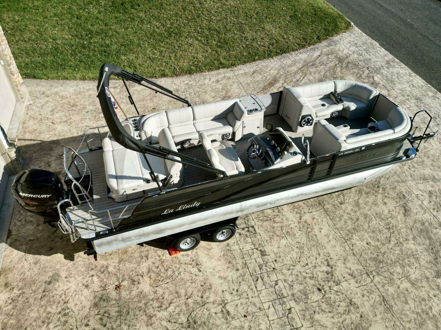 2016 Harris Grand Mariner 250 SLEC Tritoon - Image 2