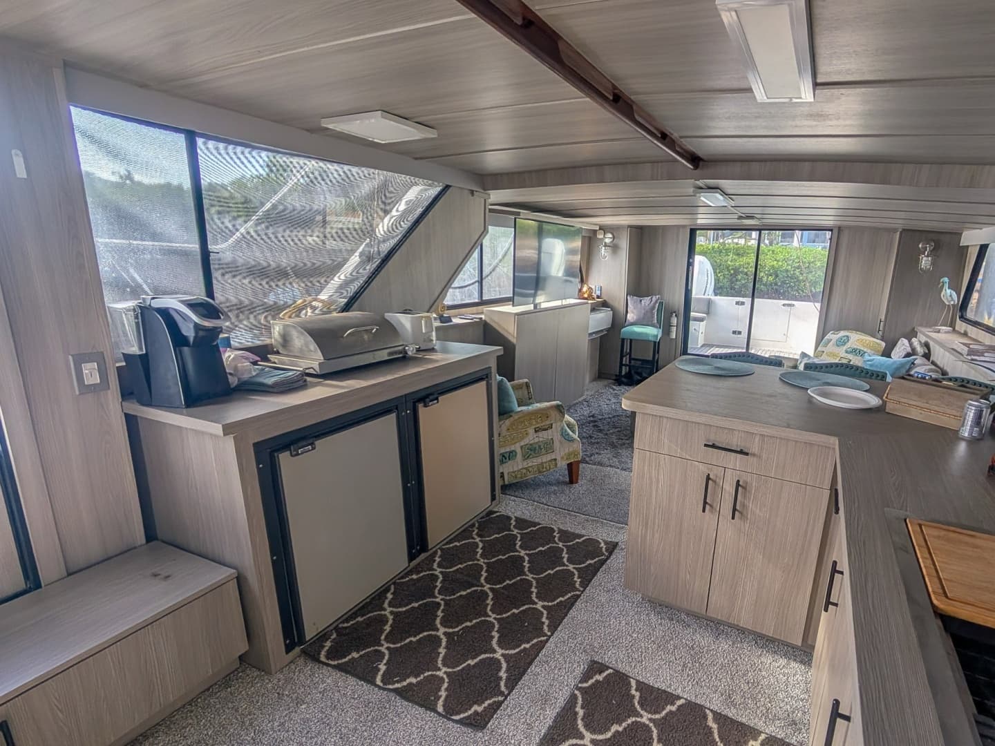 1987 Bluewater Yachts 51 Coastal Cruiser Cockpit - Image 18