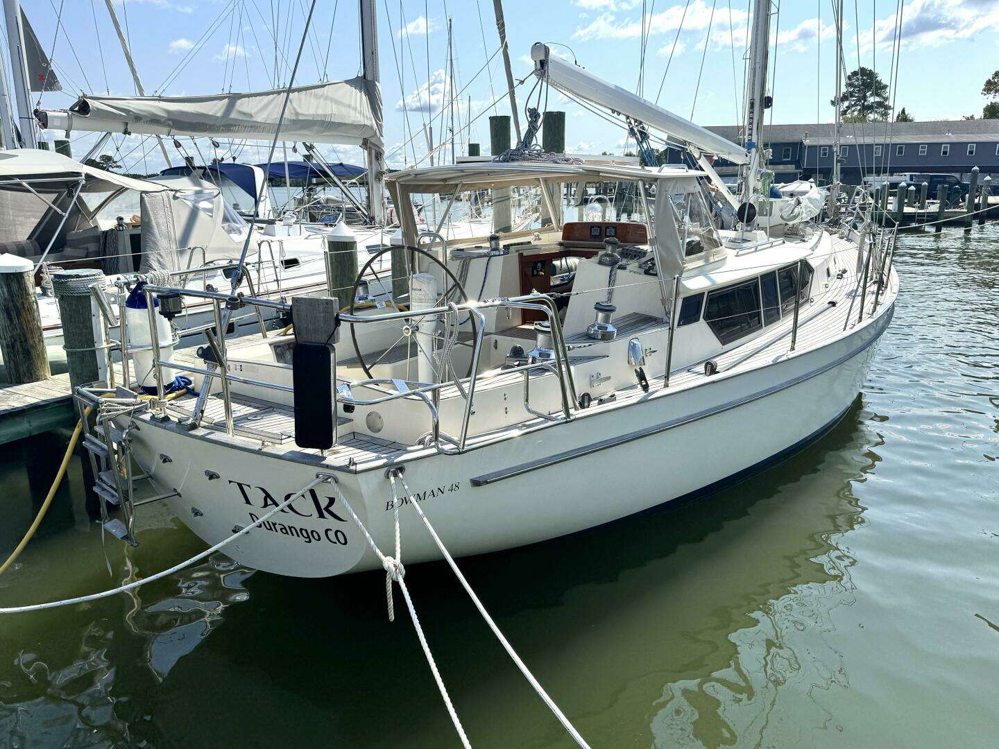 1999 Bowman 48 Aft Cockpit - Image 104