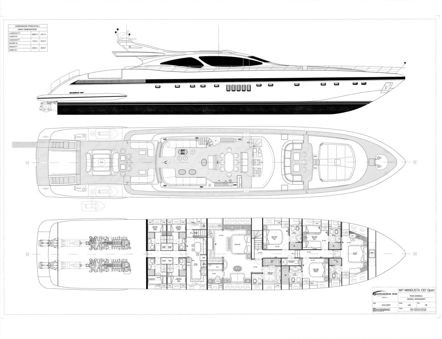 2007 Overmarine Mangusta 130 - Image 48