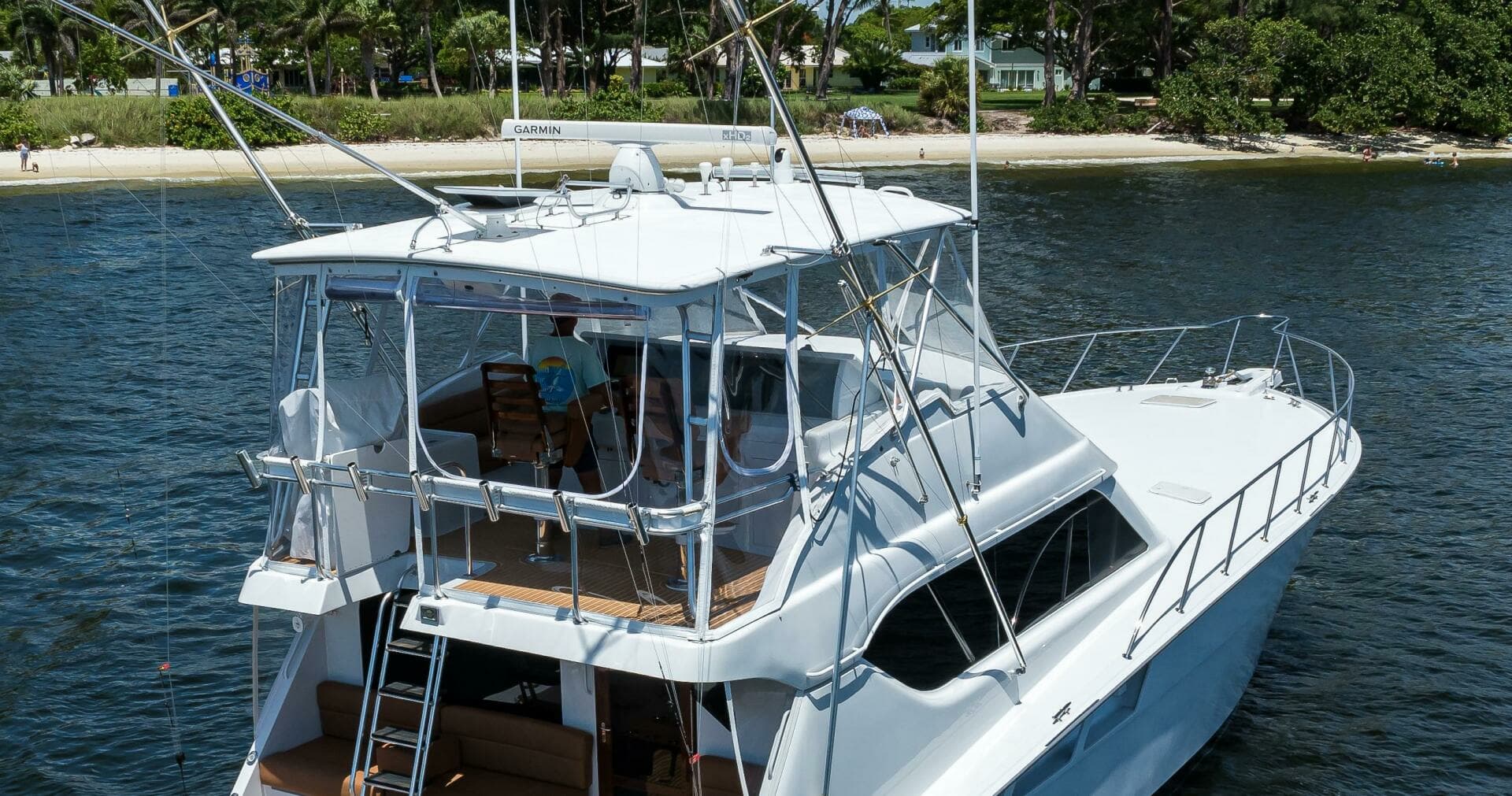 2001 Hatteras Convertible - Image 45